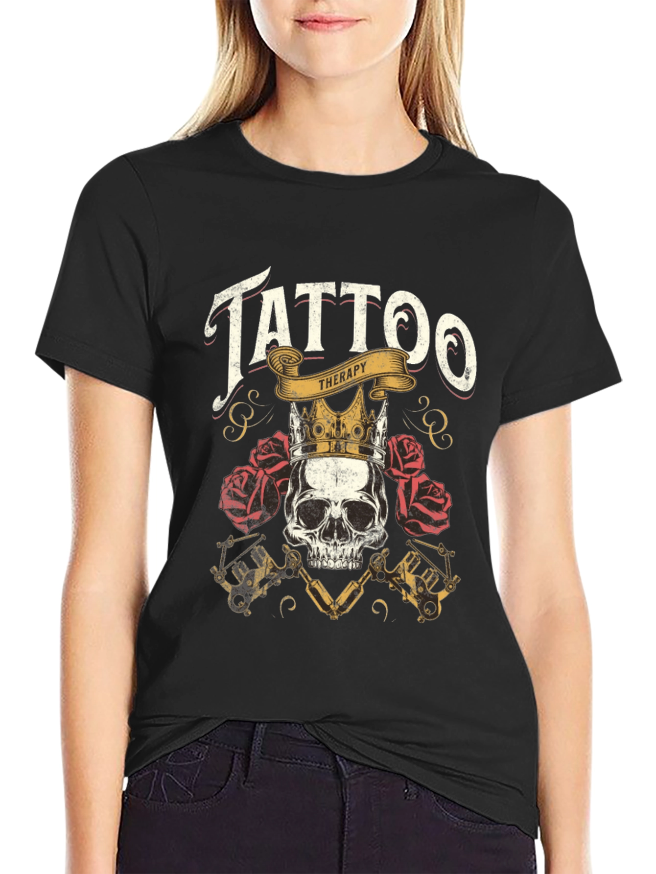 Tattoo Therapy Graphic Tee - Black - 2