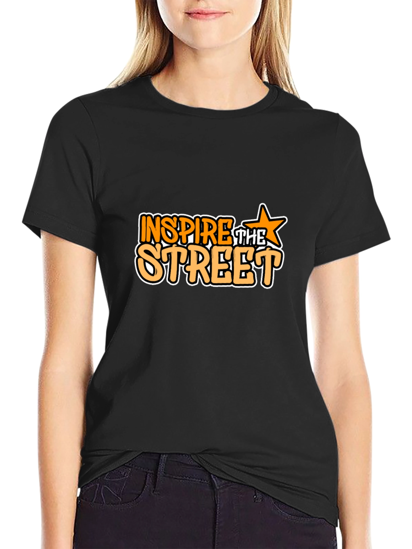 Black Inspire the Street Graphic Tee view 2