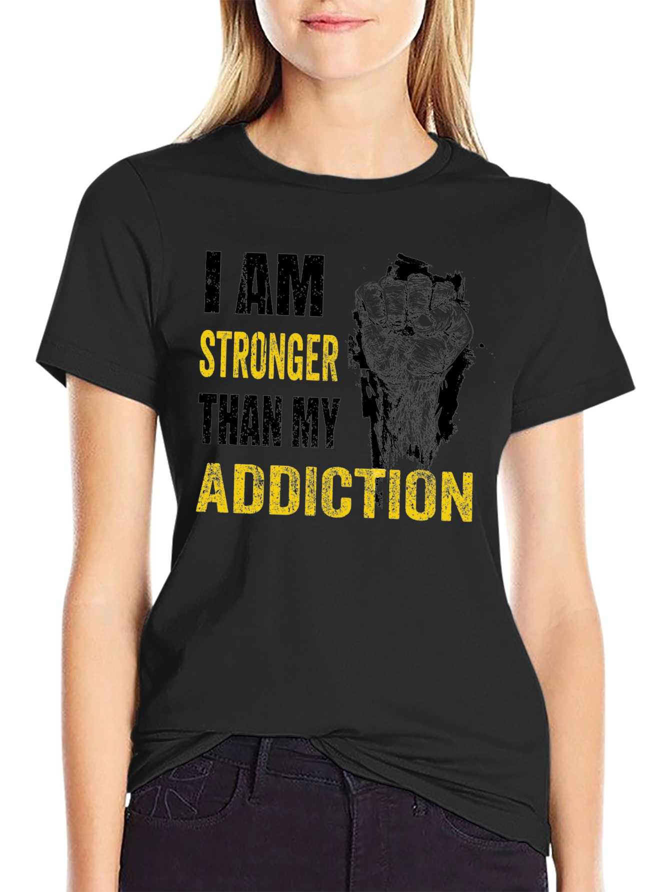 Stronger Than My Addiction T-Shirt - 2