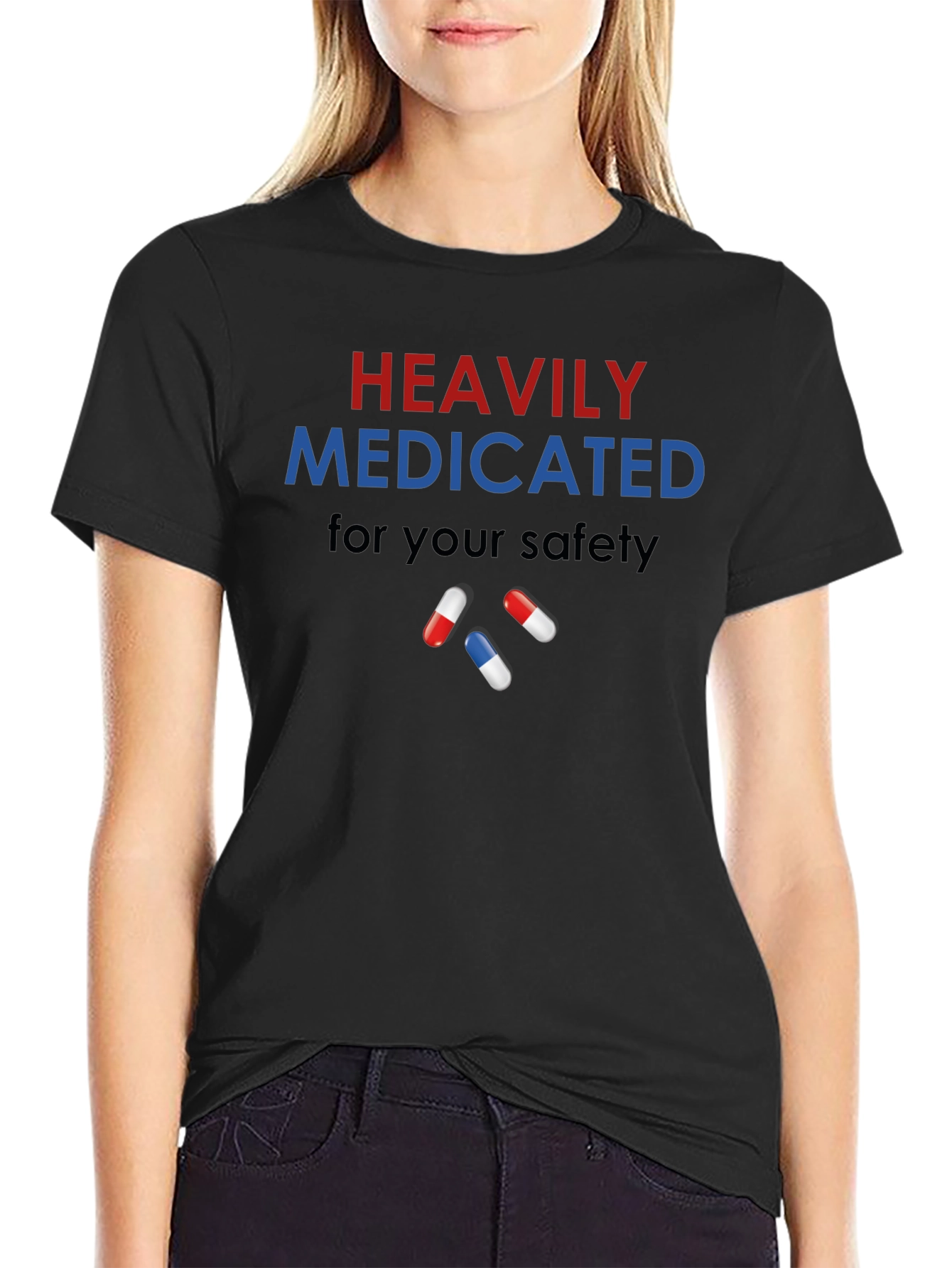 Heavily Medicated T-Shirt - Funny Graphic Tee - 2