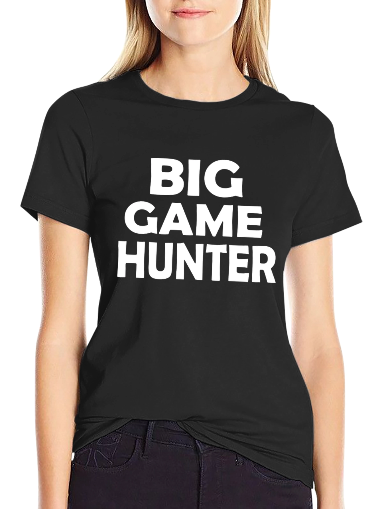 Black Big Game Hunter Black Graphic Tee view 2