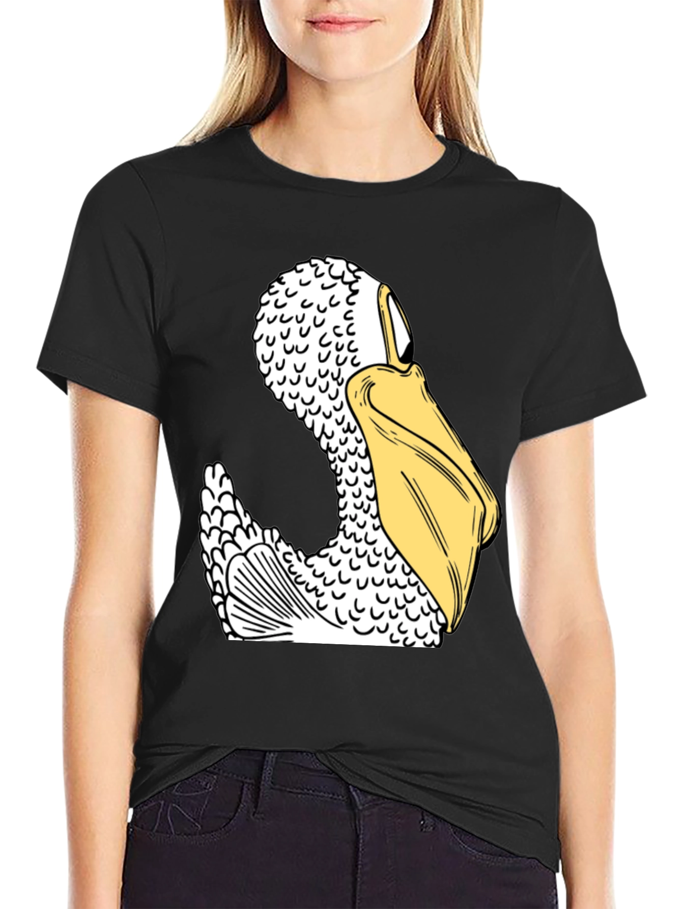 Black Pelican Graphic Tee - Black view 2