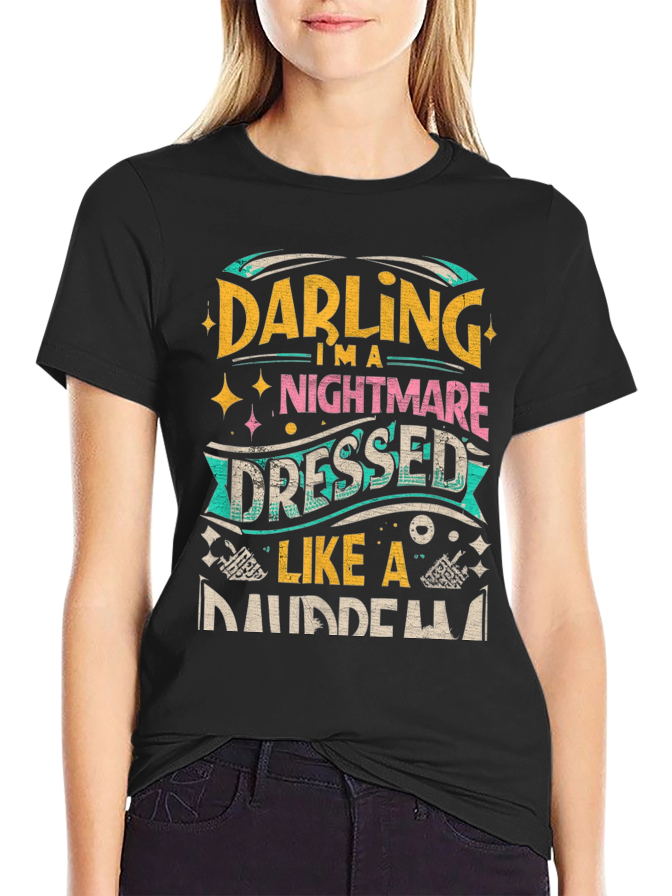 Black Darling Nightmare Graphic Tee view 2