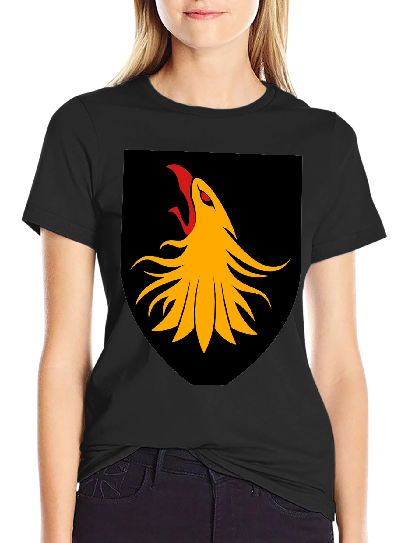 Black Scania Griffin Crest T-Shirt view 2