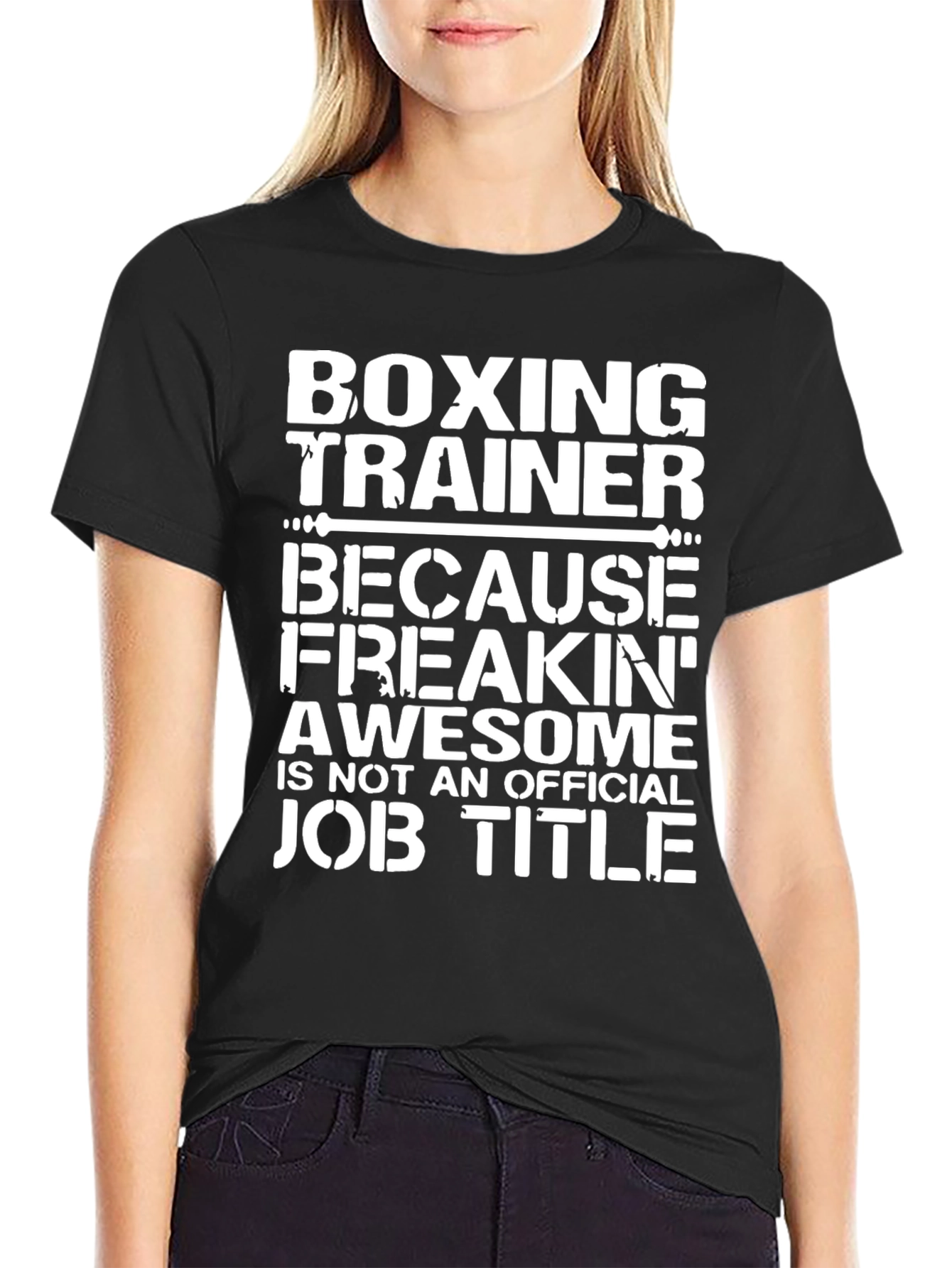 Boxing Trainer Awesome Job Title Graphic Tee - 2