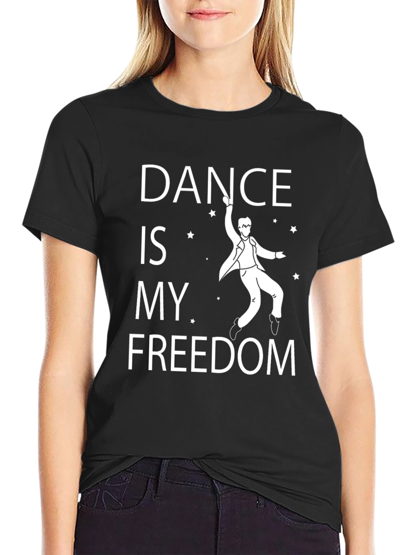 Black Dance Is My Freedom T-Shirt view 2