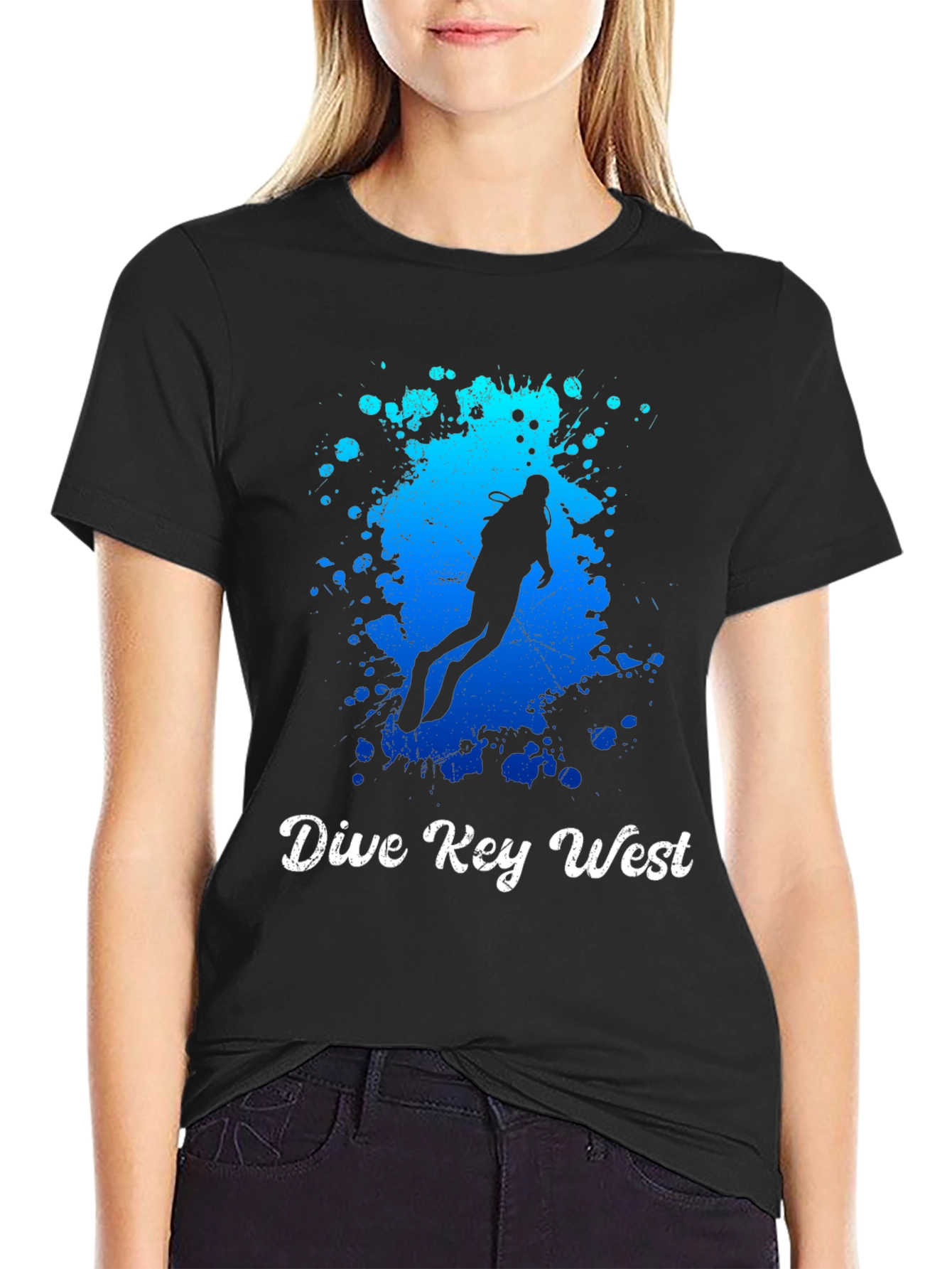 Dive Key West T-Shirt - Scuba Diver Graphic - 2