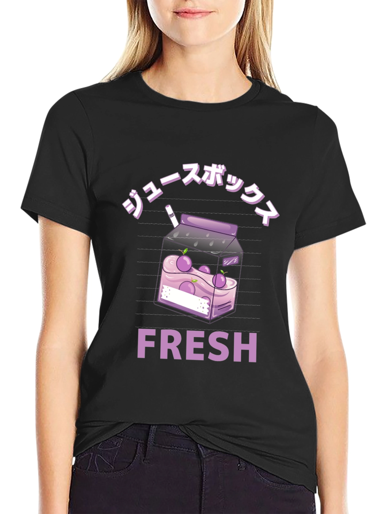 Black Juice Box Fresh T-Shirt - Stylish & Unique! view 2