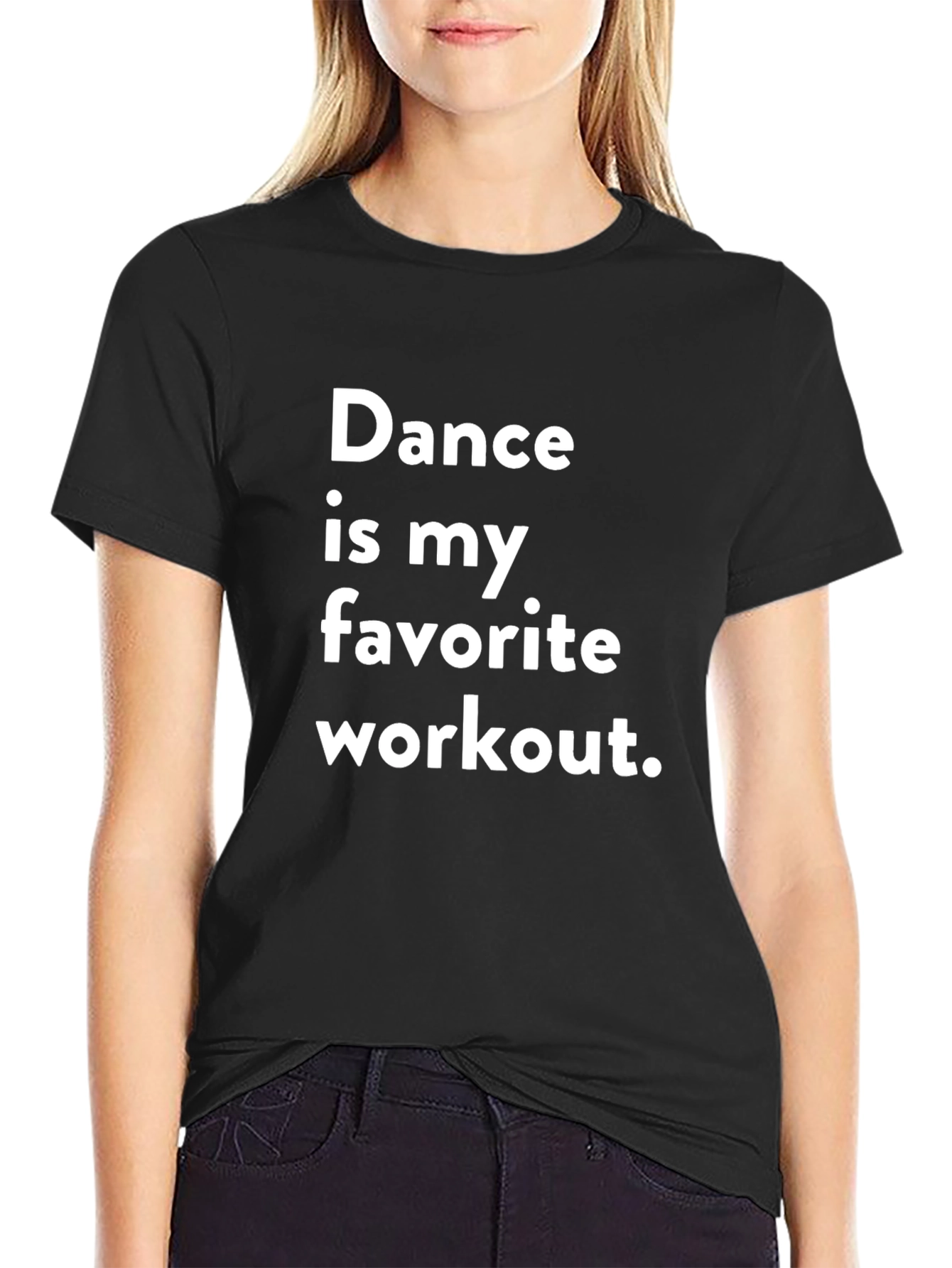 Black Dance is My Favorite Workout T-Shirt view 2