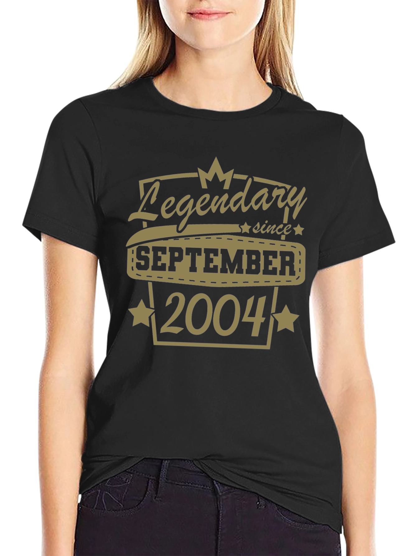Black Legendary Since September 2004 Black T-Shirt view 2