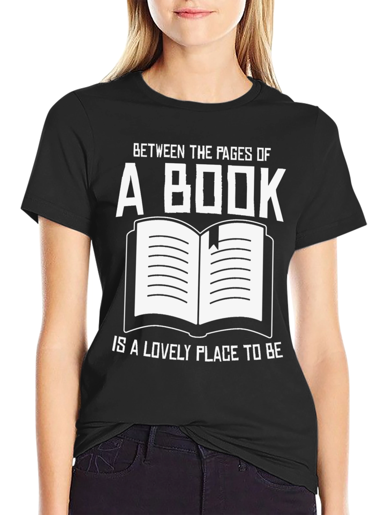 Black Book Lover's T-Shirt: A Lovely Place To Be view 2