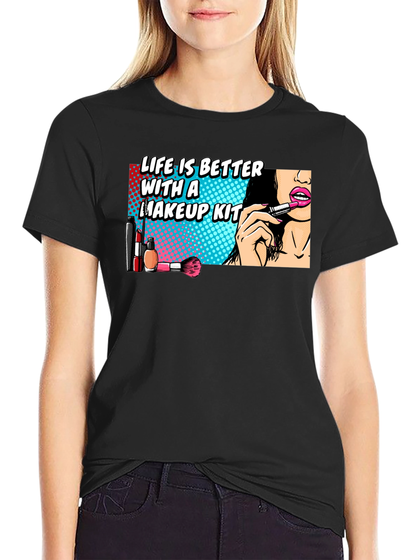 Makeup Kit T-Shirt - Life is Better With Makeup - 2