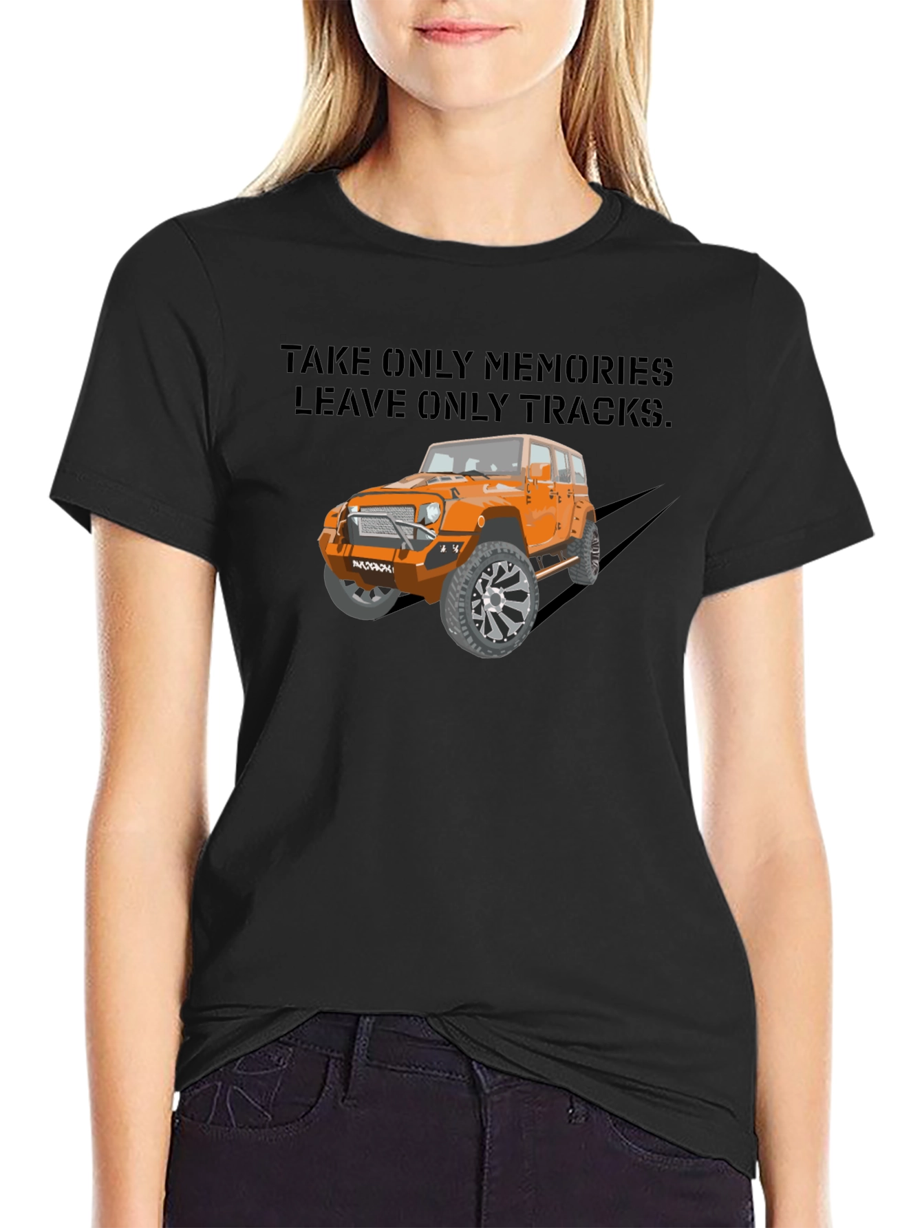 Black Off-Road Adventure T-Shirt - Take Only Memories view 2