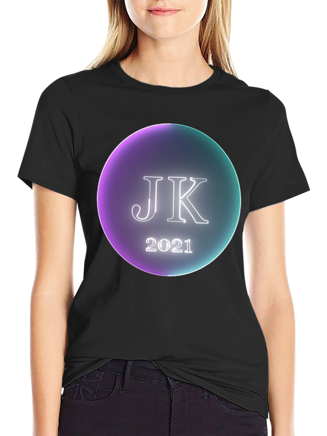 Black JK 2021 Graphic T-Shirt - Unisex, Black view 2
