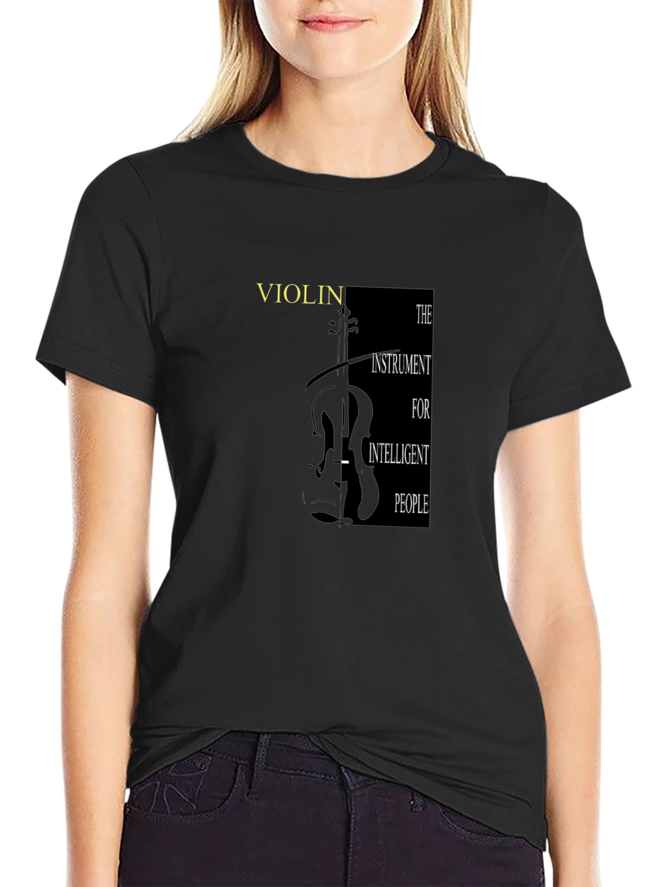 Black Violin Intelligent People T-Shirt view 2