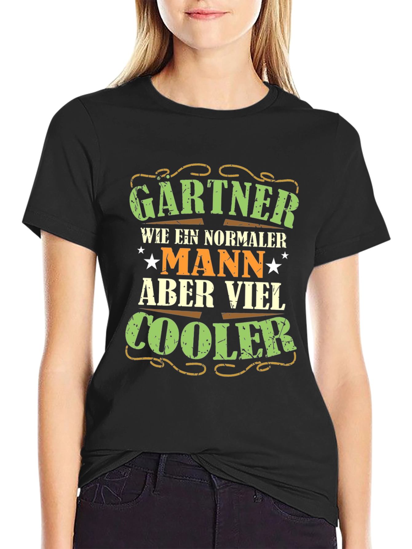 Black Gardener Cooler T-Shirt view 2