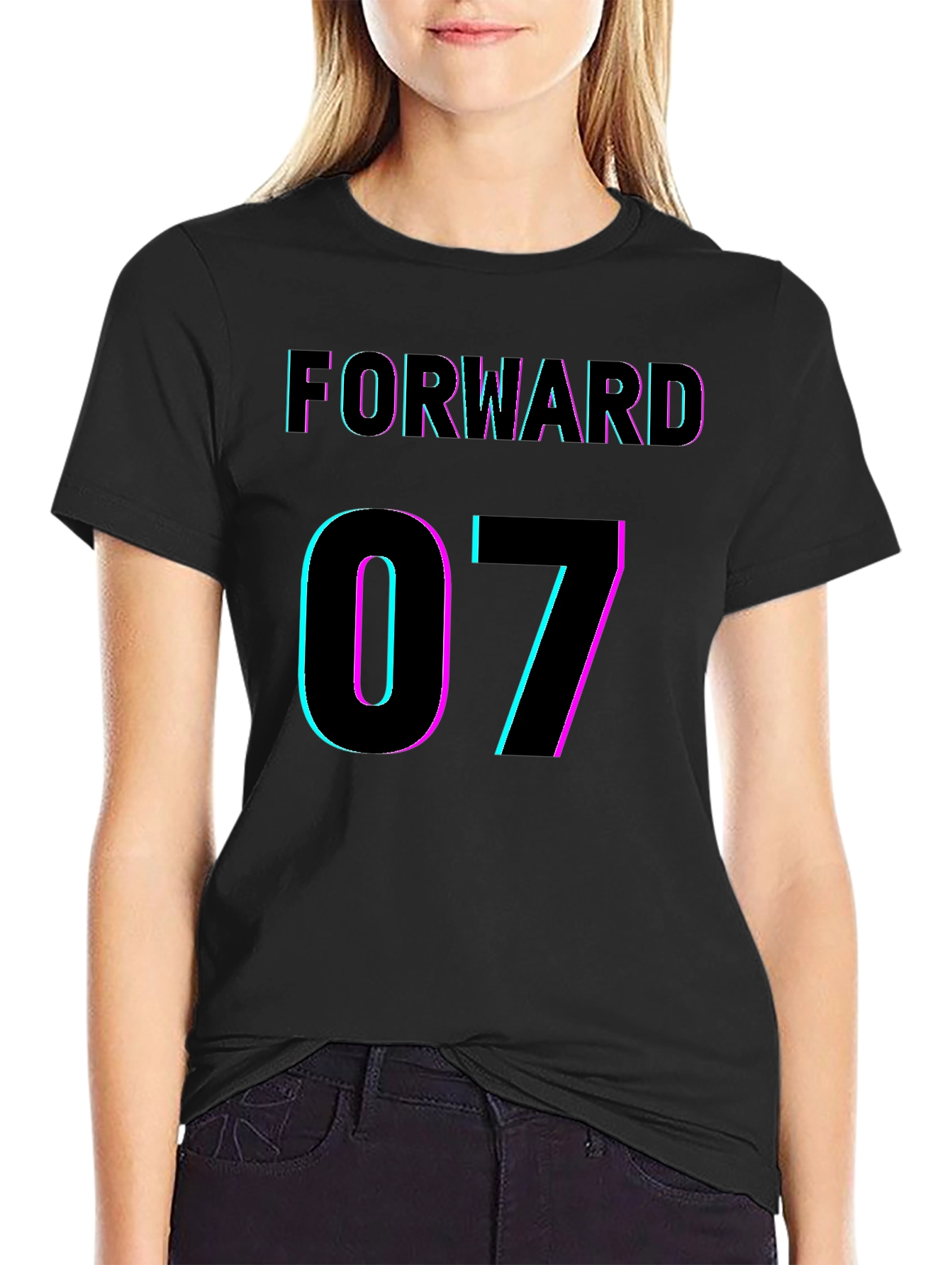 Black Forward 07 Graphic T-Shirt view 2