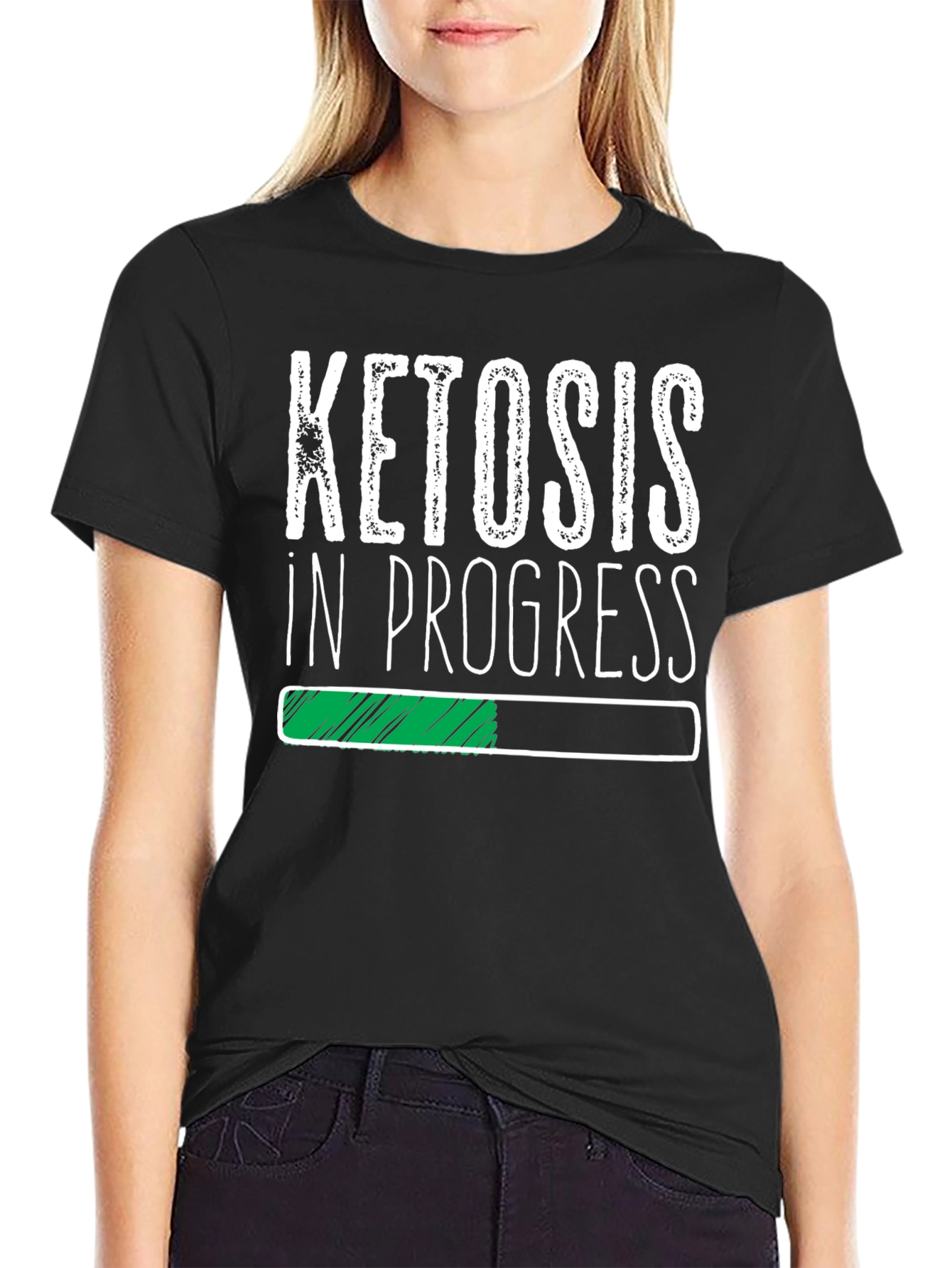 Black Ketosis in Progress T-Shirt - Black view 2