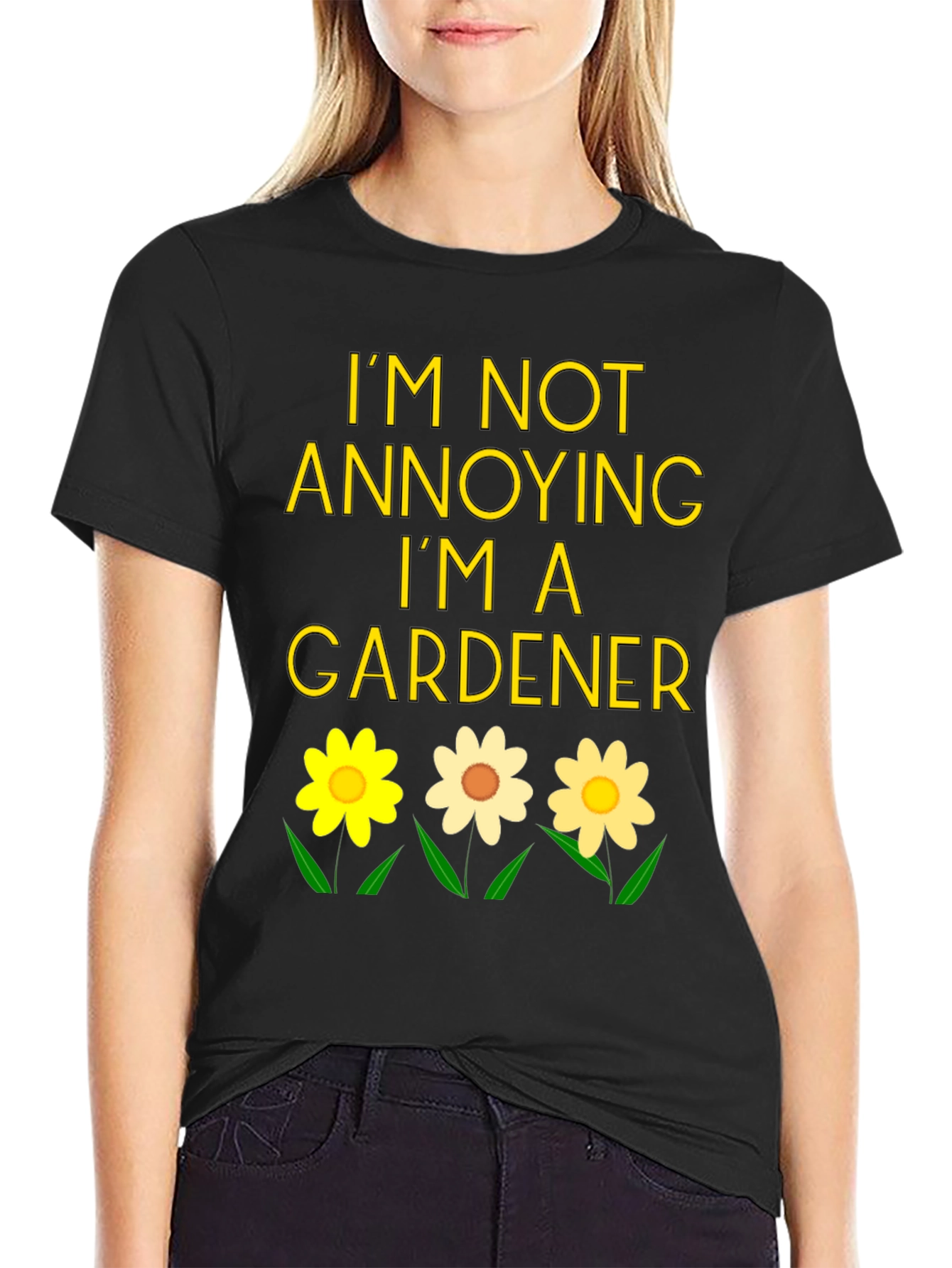 Black Gardener Humor Graphic Tee view 2