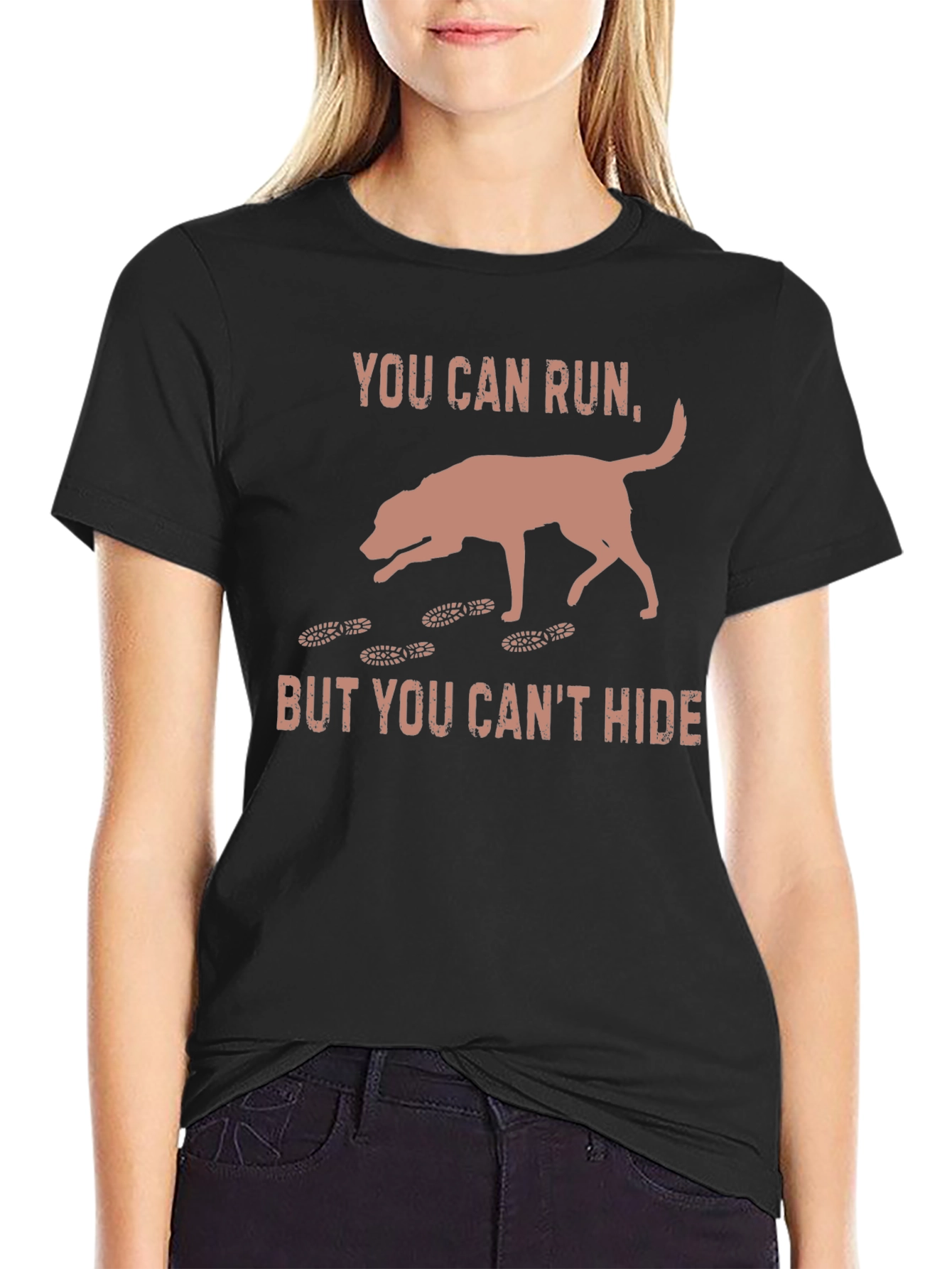 Black You Can Run T-Shirt view 2