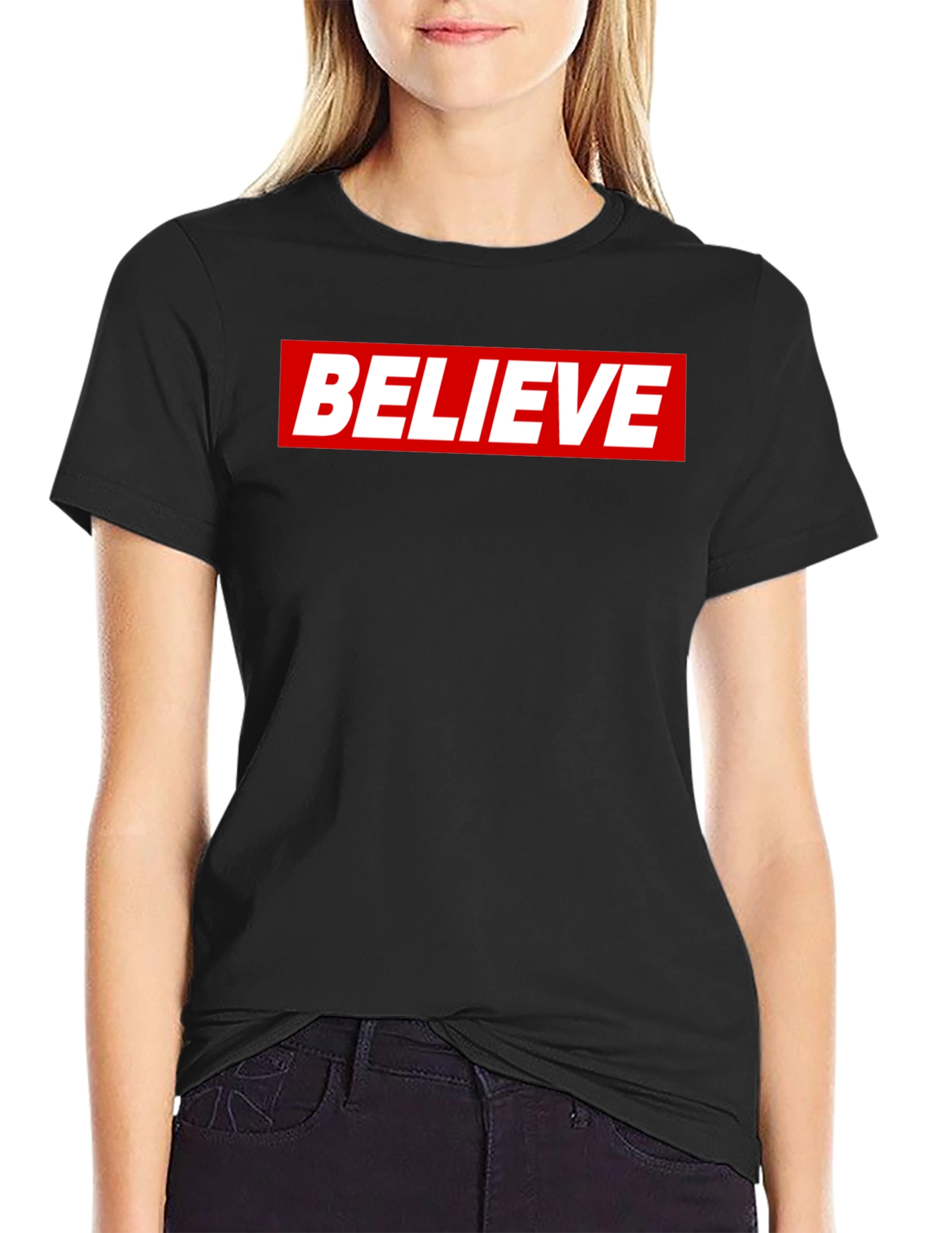 Believe Graphic Tee - Classic Crew Neck - 2