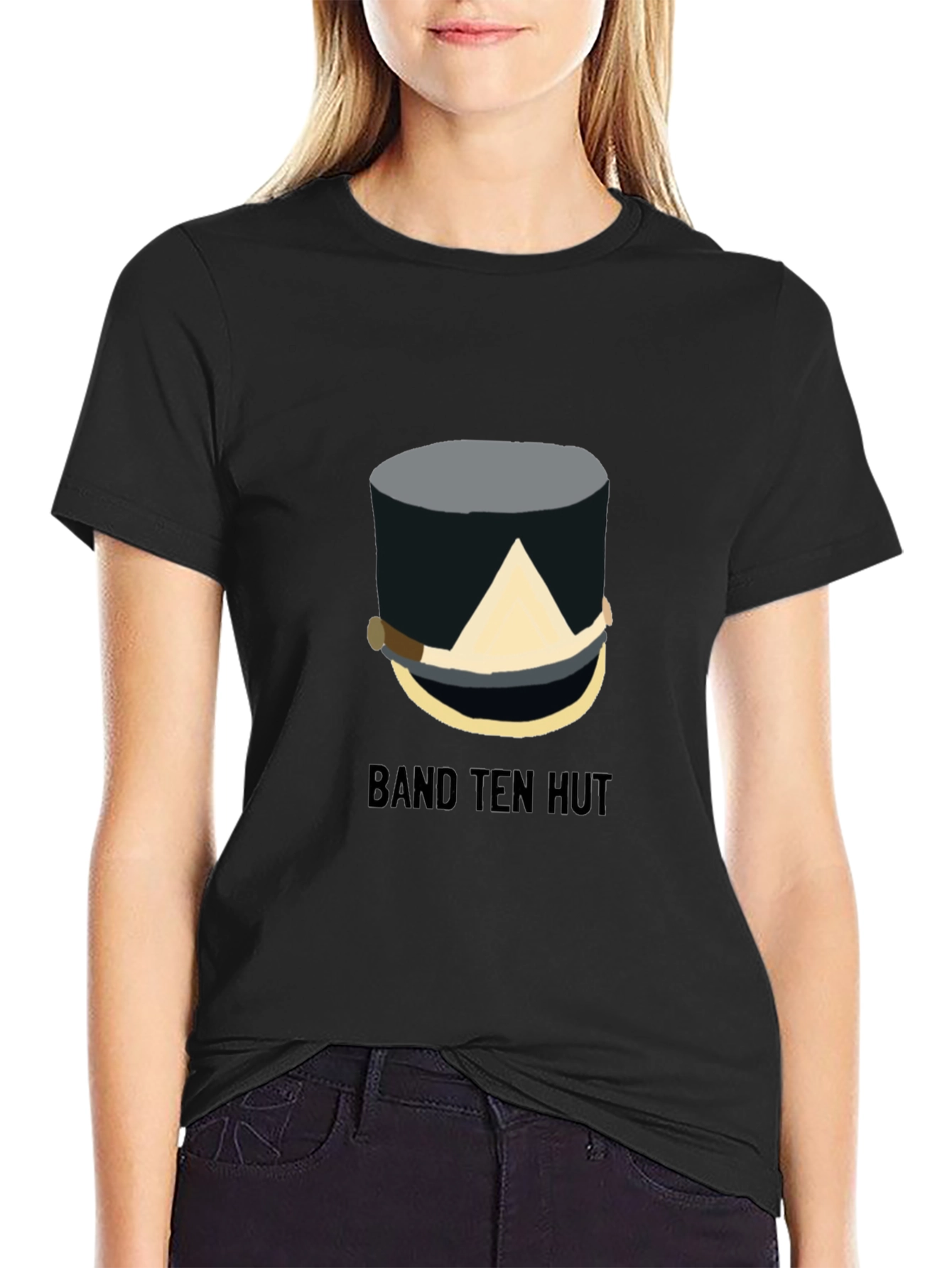 Black Band Ten Hut Graphic T-Shirt view 2