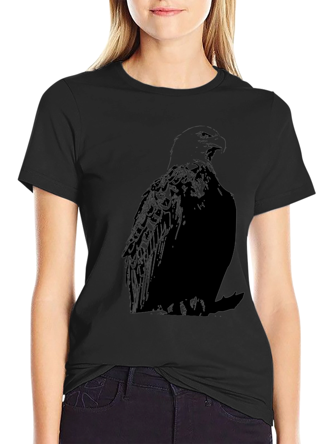 Black Black Eagle Graphic Tee - Men's Style view 2