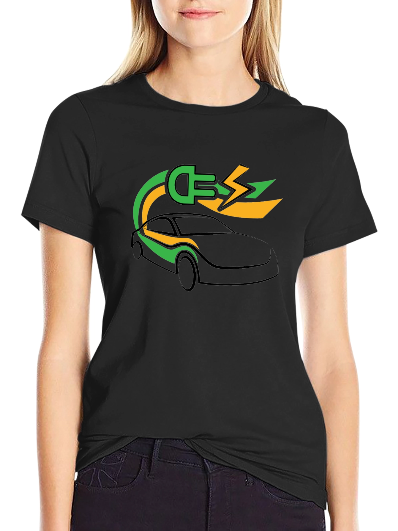 Electric Car T-Shirt - Eco-Friendly Design - 2