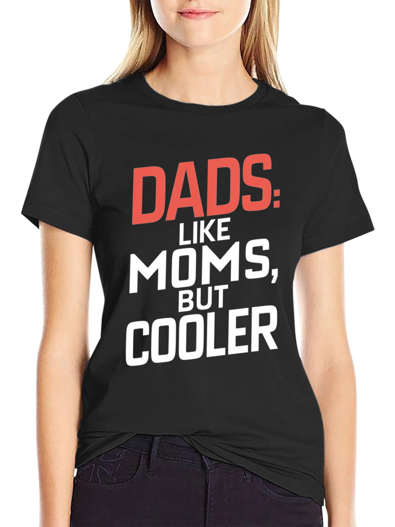 Black Dads Cooler T-Shirt - Black Graphic Tee view 2