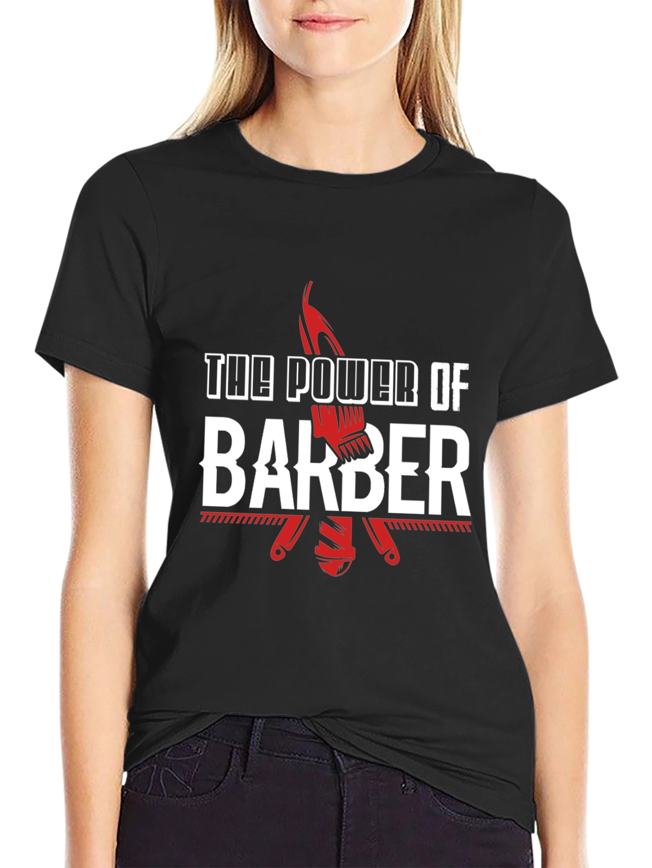 The Power of Barber T-Shirt - Stylish Graphic Tee - 2
