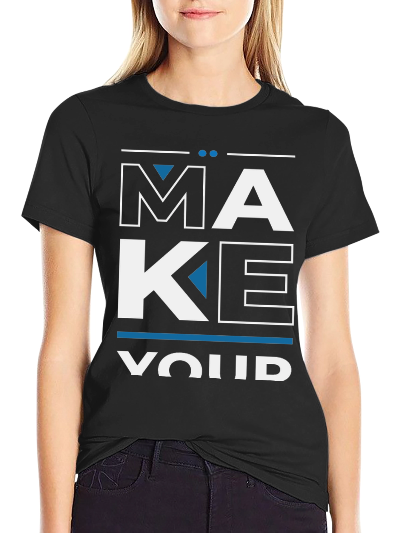 Black Make Your Mark Graphic Tee - Men's Black T-Shirt view 2