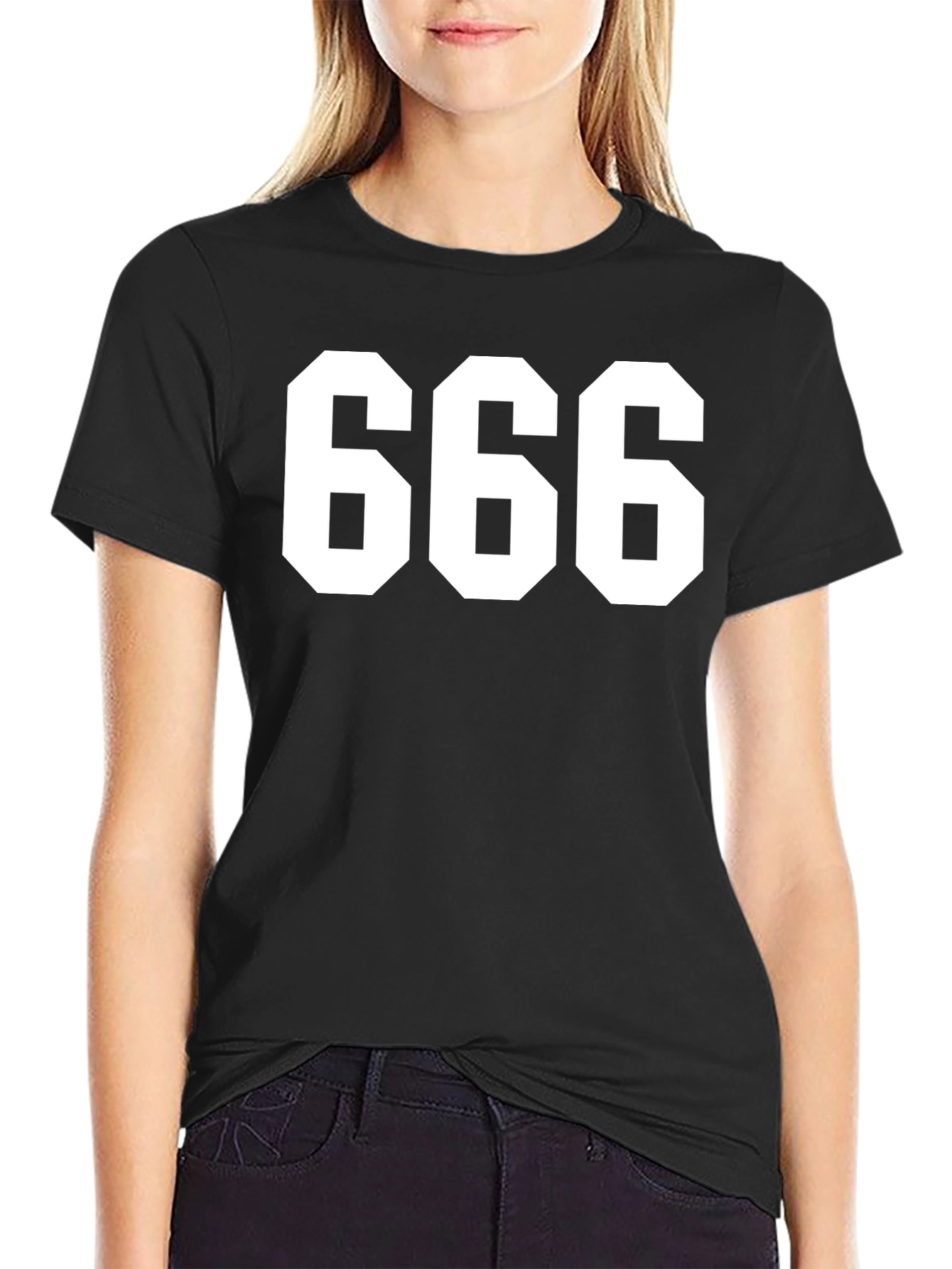 Black Men's 666 Graphic Tee - Classic Fit view 2