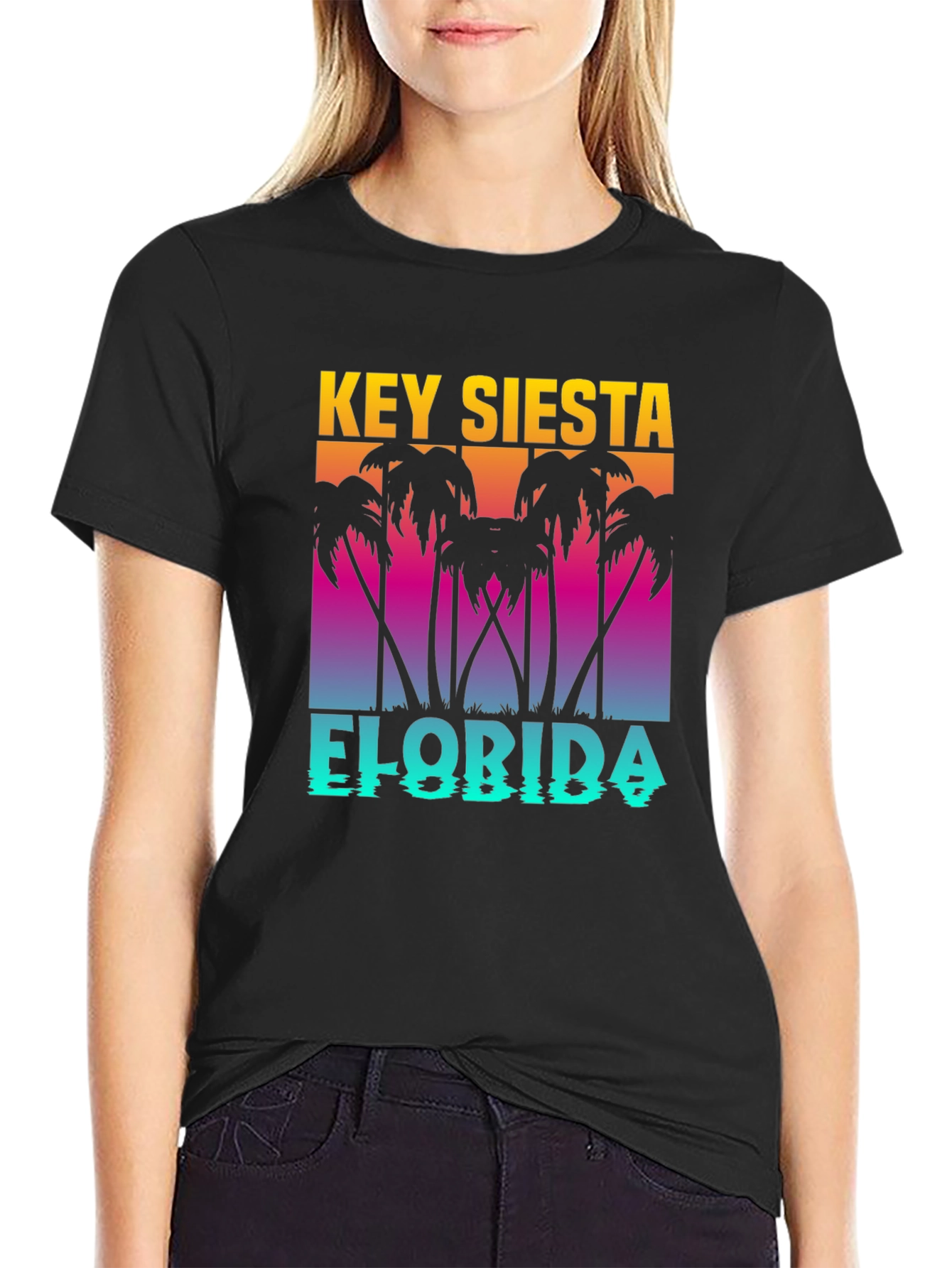 Black Key Siesta Florida Graphic Tee view 2