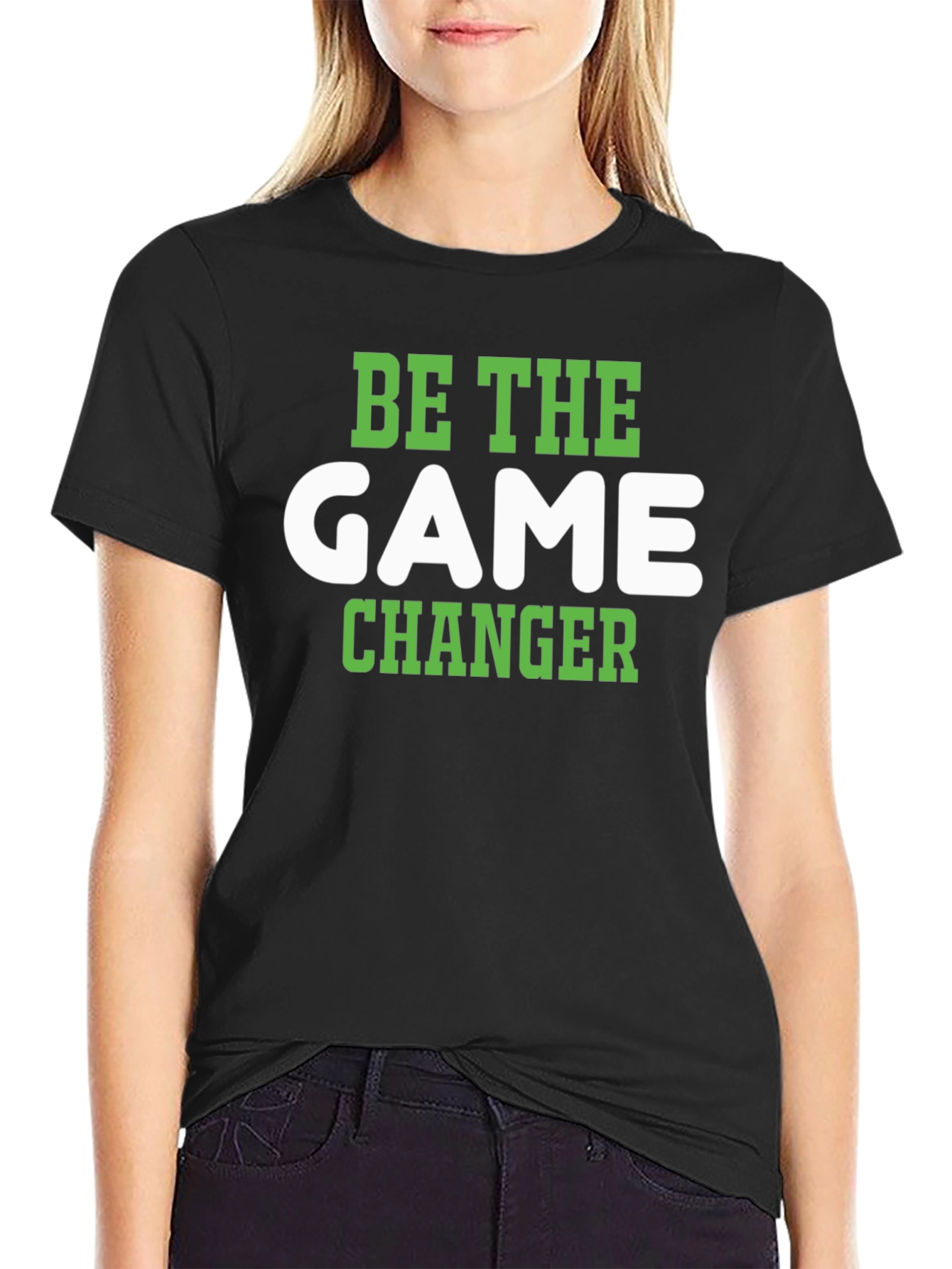 Black Be The Game Changer T-Shirt view 2