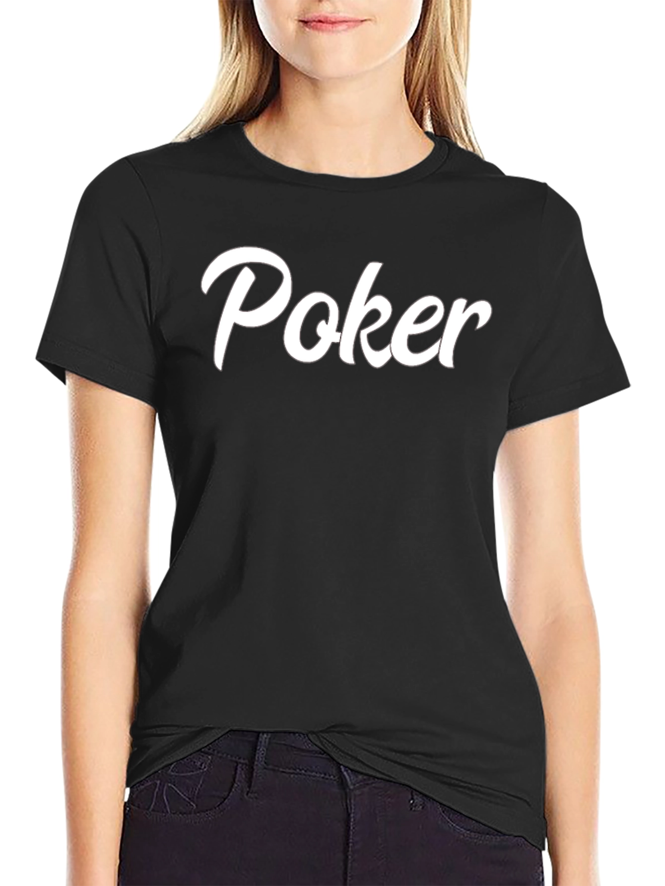 Black Poker T-Shirt - Classic Style, Comfortable Fit view 2
