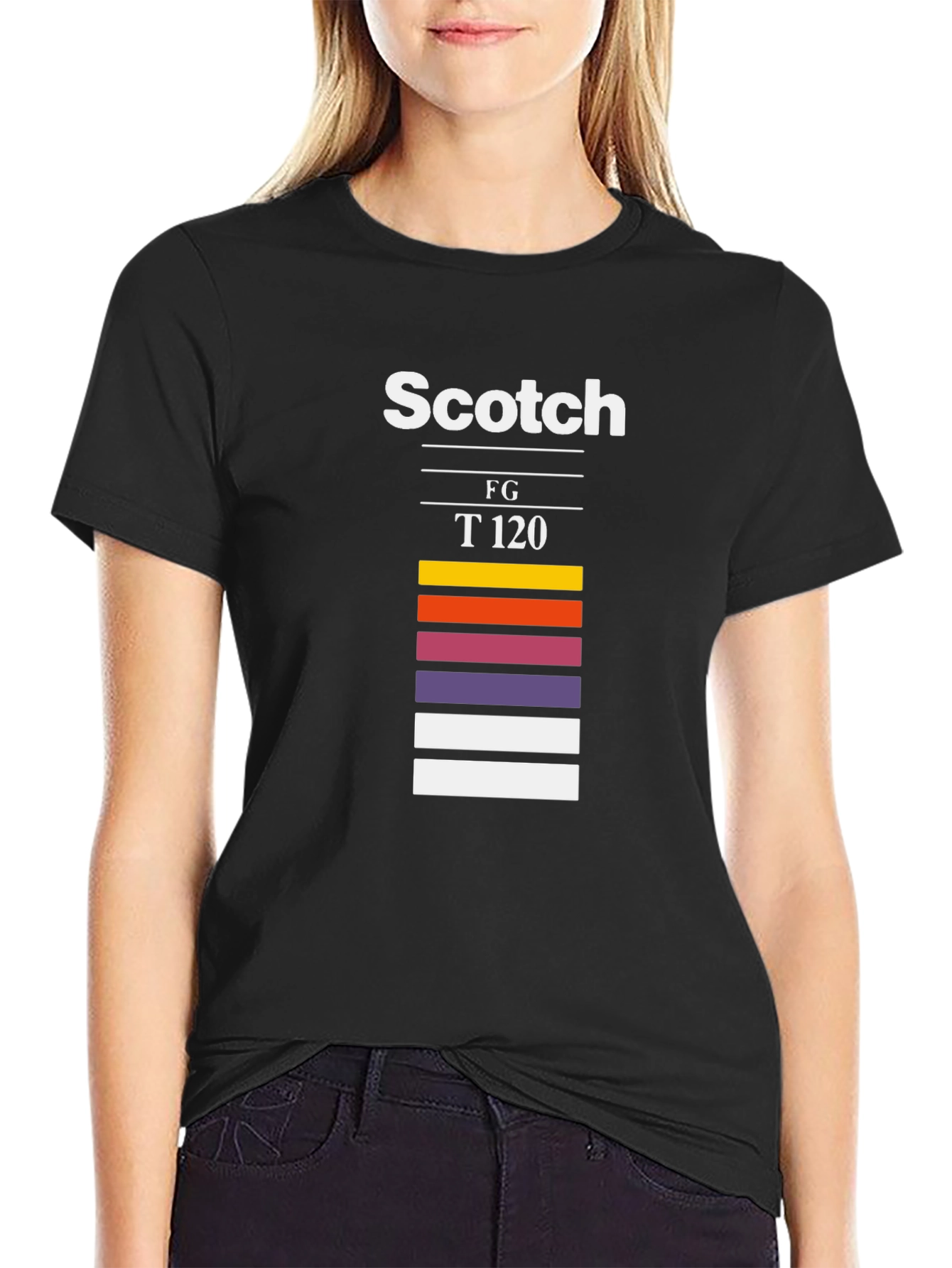 Black Scotch FG T120 Graphic T-Shirt - Retro Style view 2