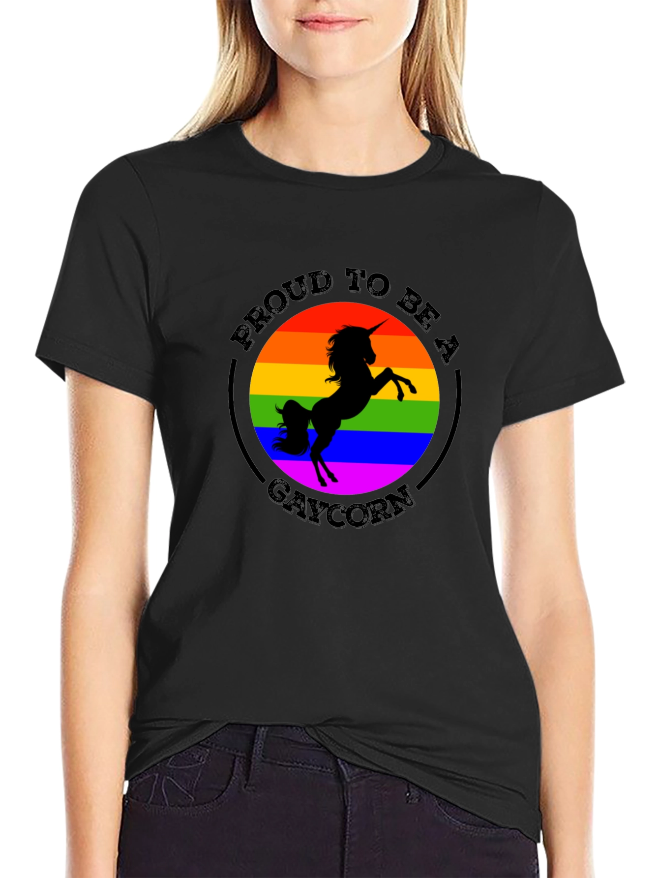 Gaycorn Pride T-Shirt - Rainbow Unicorn Tee - 2