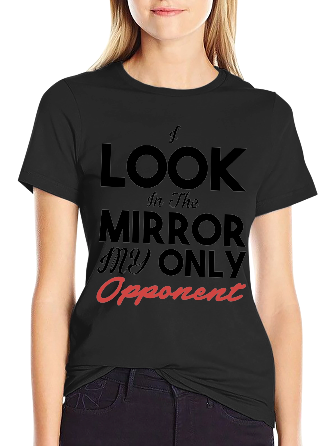 Black Look in the Mirror T-Shirt view 2