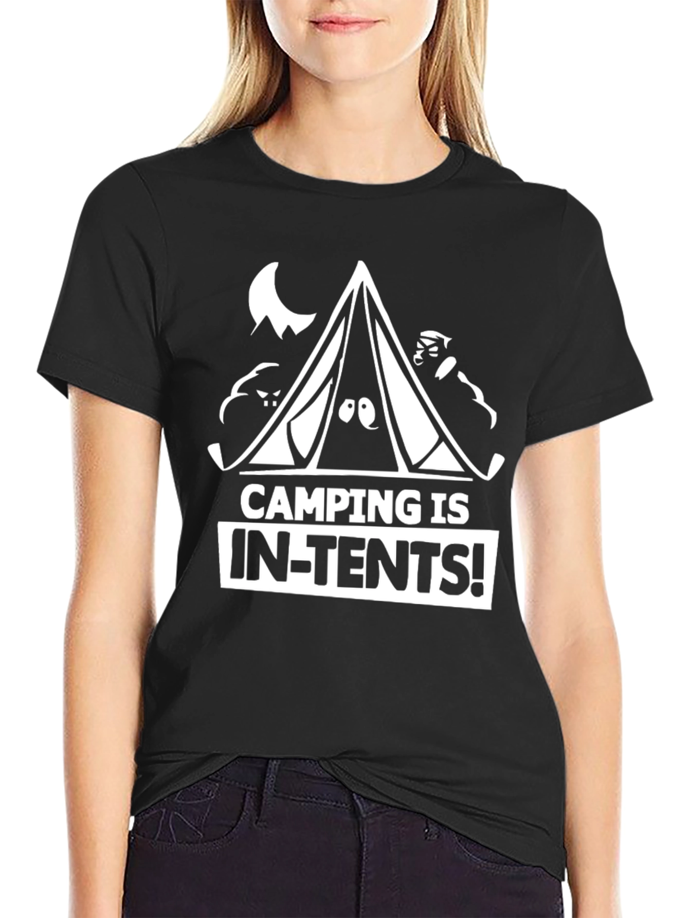 Camping Is In-Tents! Novelty T-Shirt - 2