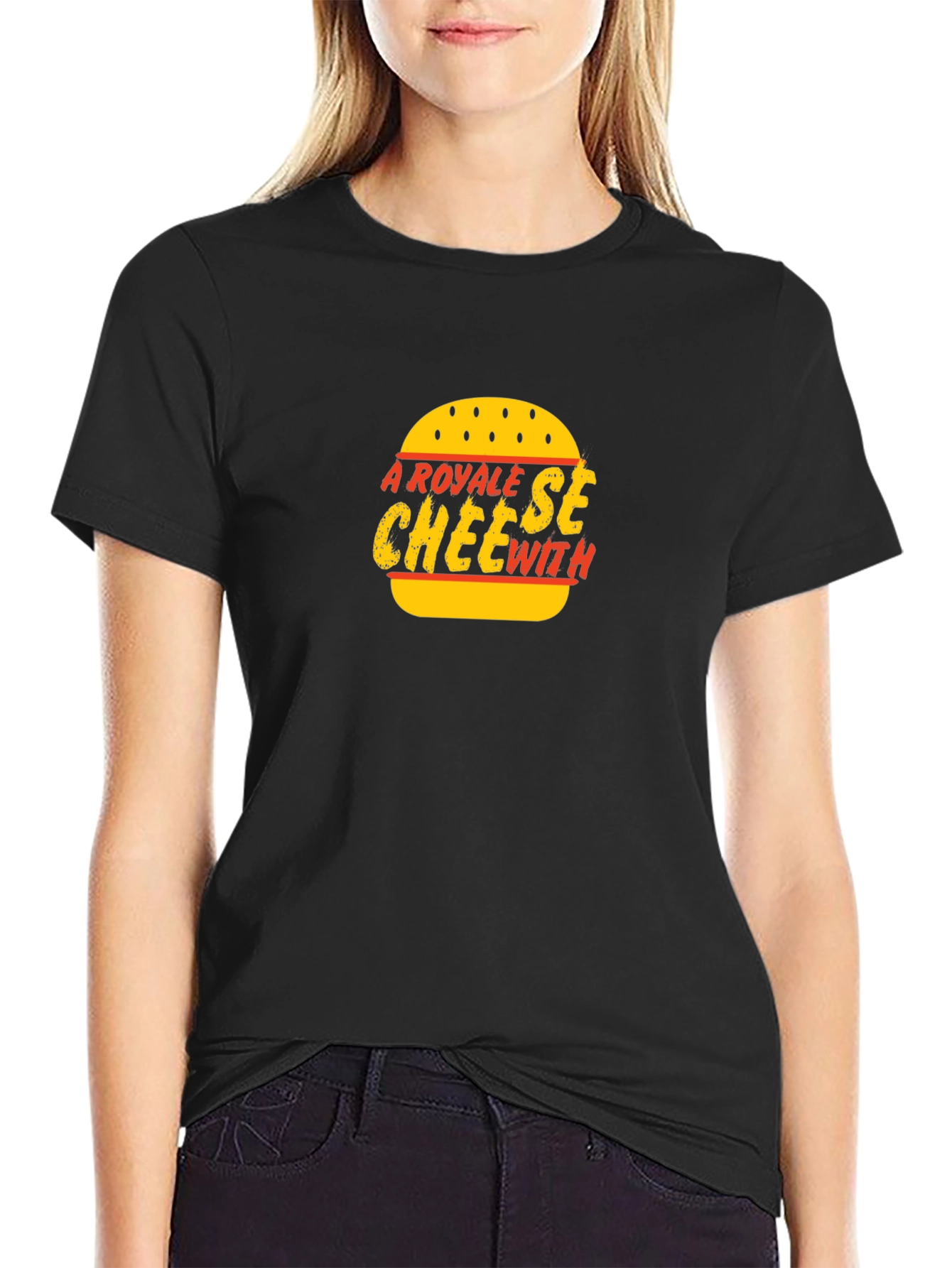 Black Royal Cheese With Black Tee view 2