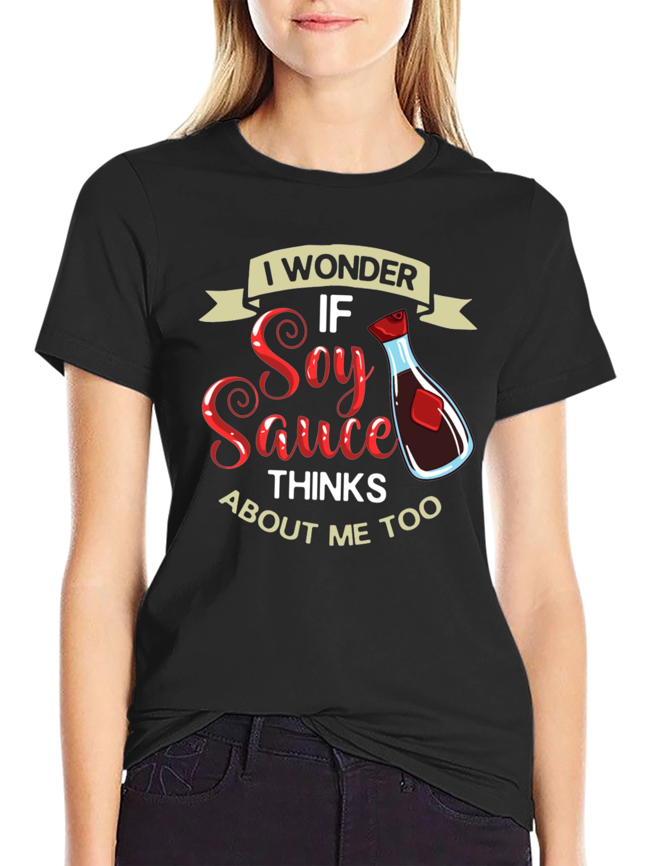 Black Soy Sauce Lover T-Shirt view 2