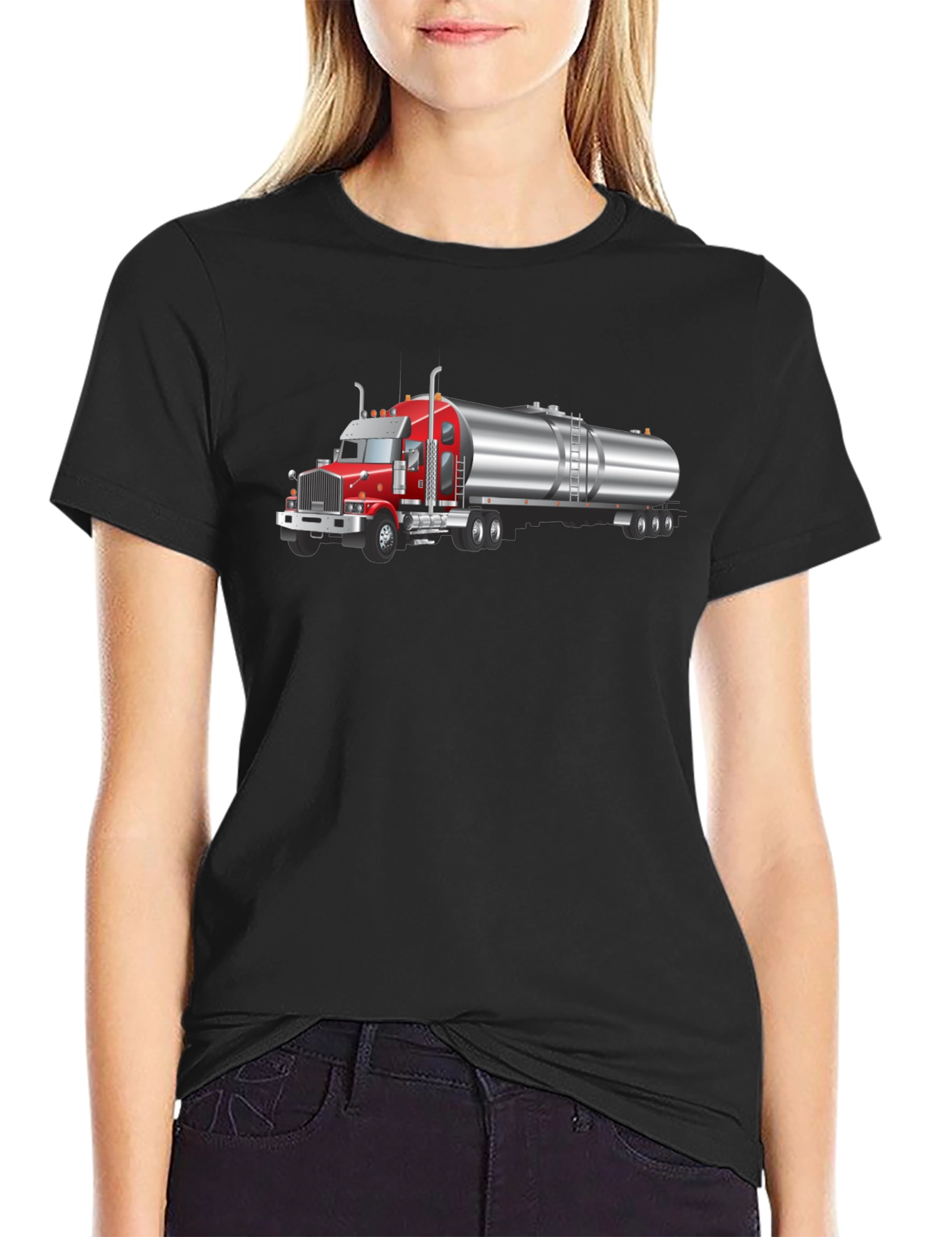 Black Truck T-Shirt - Cool Graphic Tee for Vehicle Lovers view 2