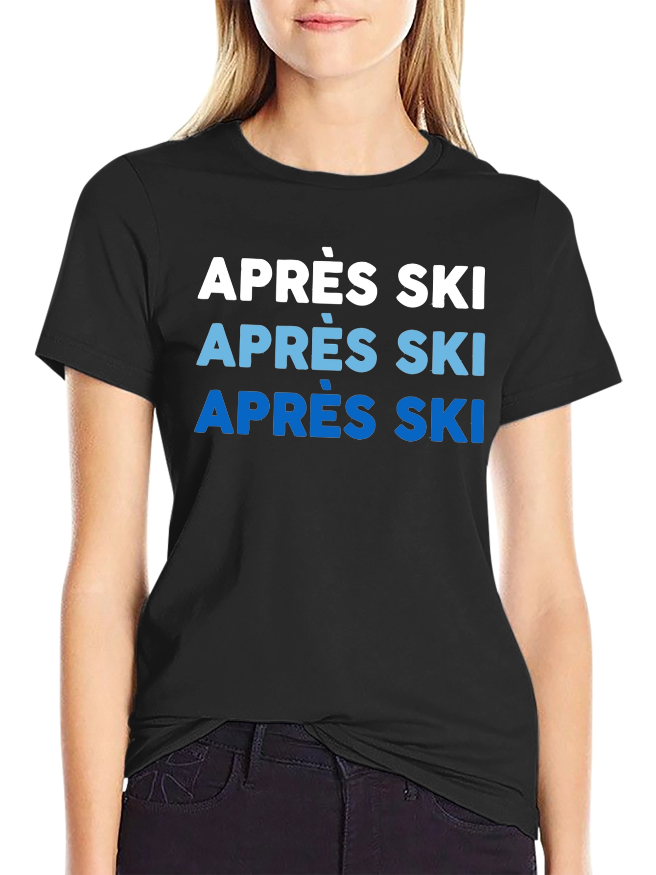 Black Après Ski T-Shirt view 2