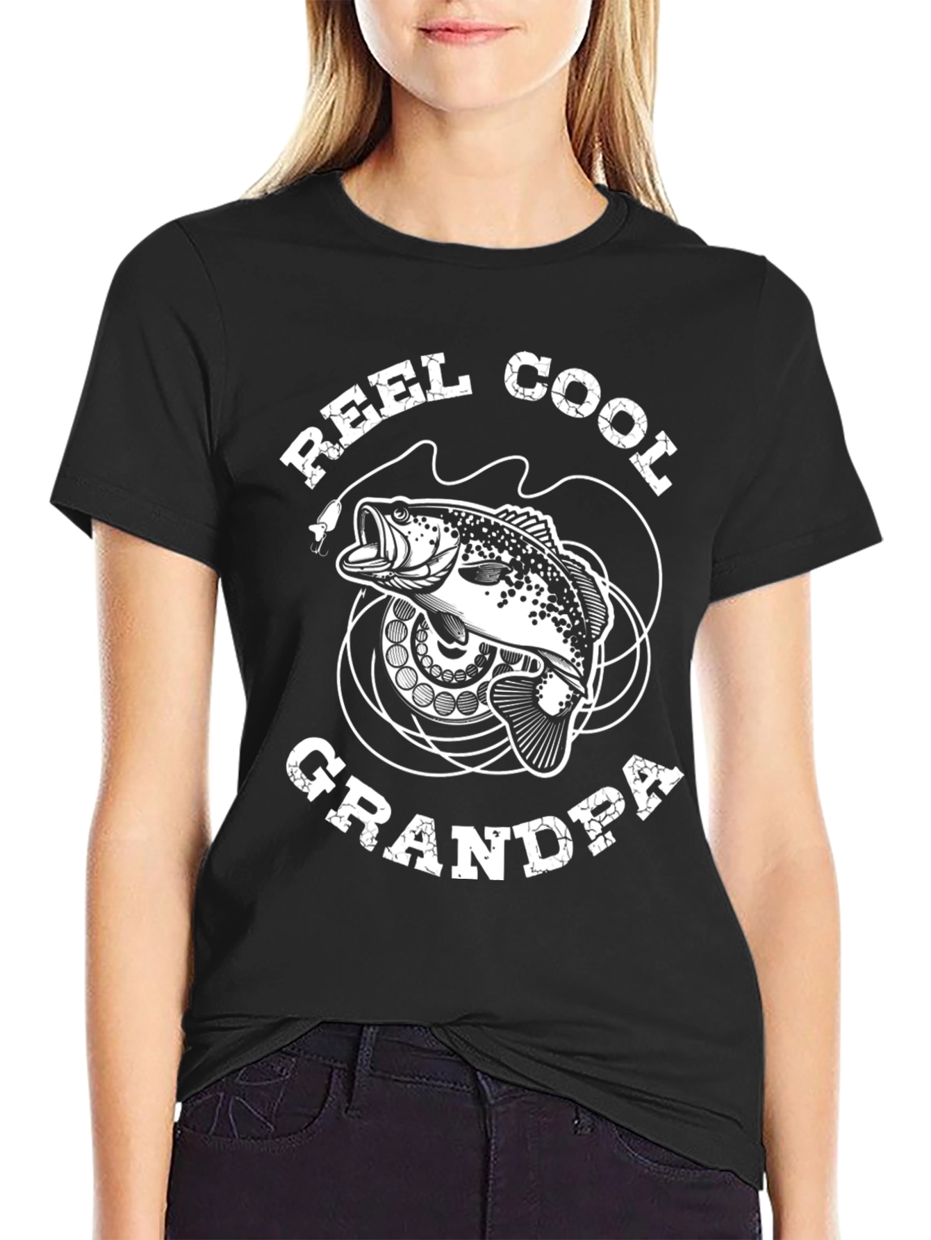 Reel Cool Grandpa Fishing T-Shirt - 2