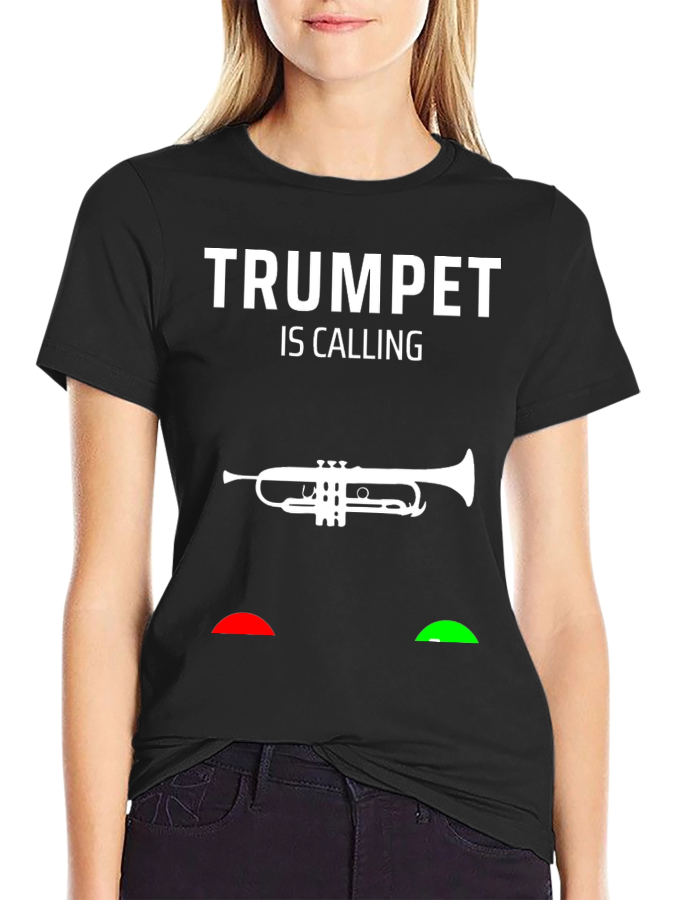 Black Trumpet is Calling T-Shirt view 2