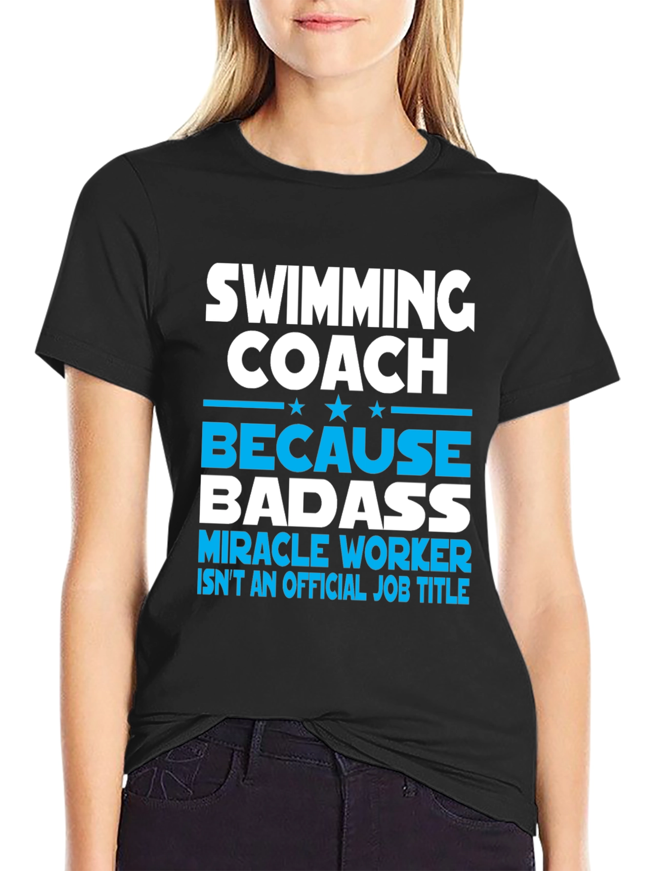 Swimming Coach Badass T-Shirt - 2