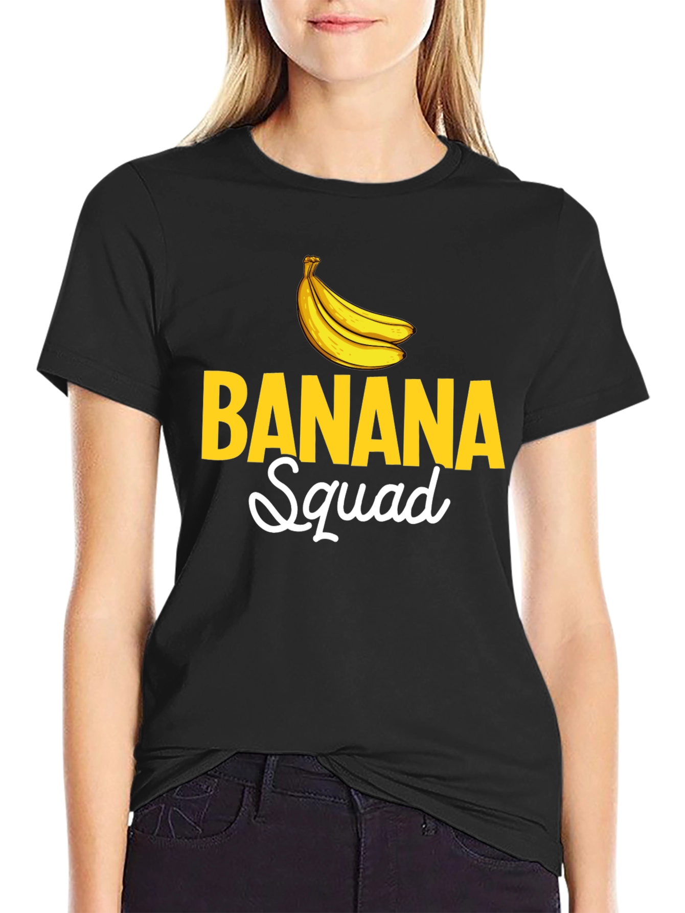 Black Banana Squad Graphic T-Shirt view 2