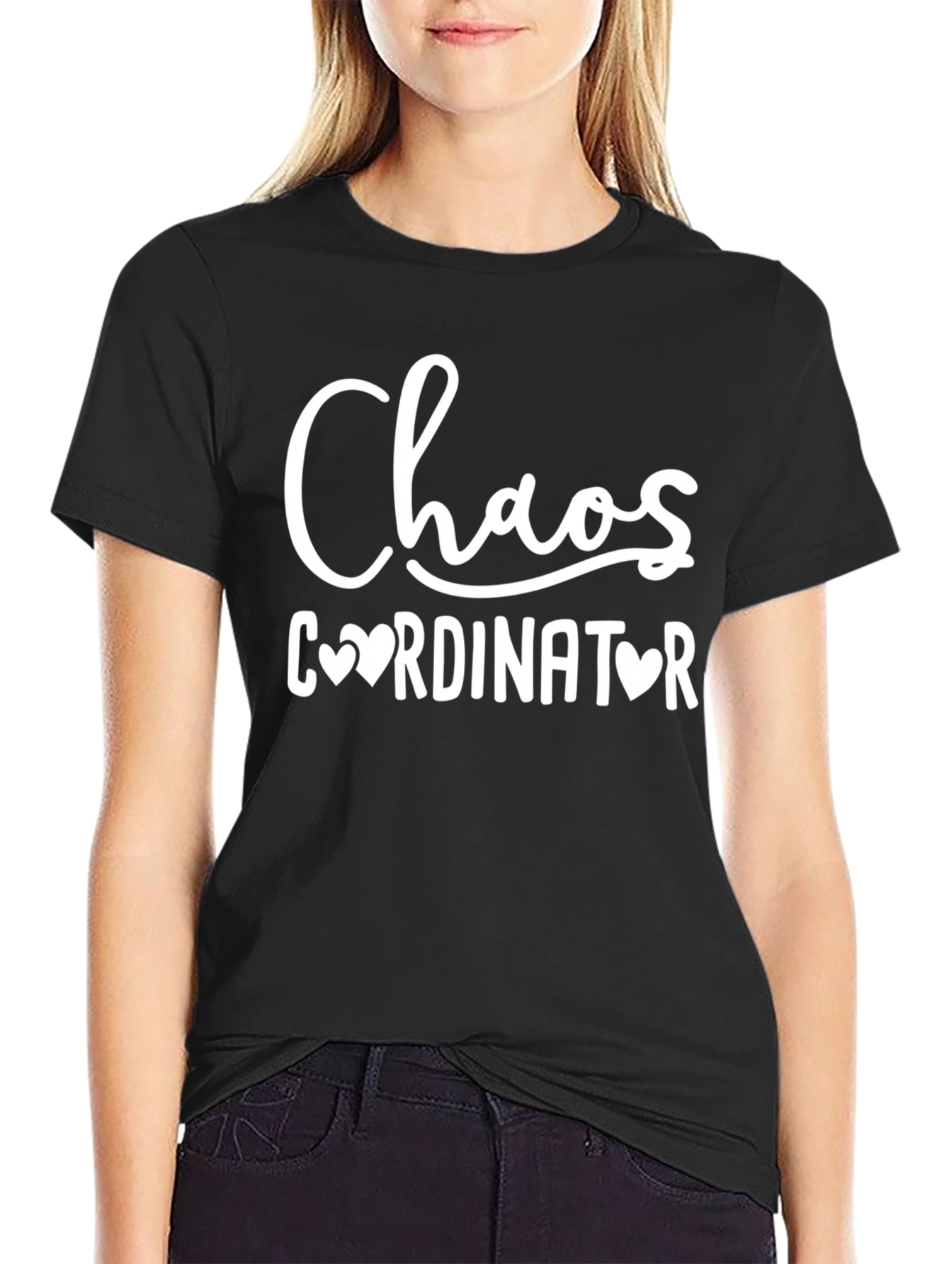 Black Chaos Coordinator Graphic Tee - Black T-Shirt view 2