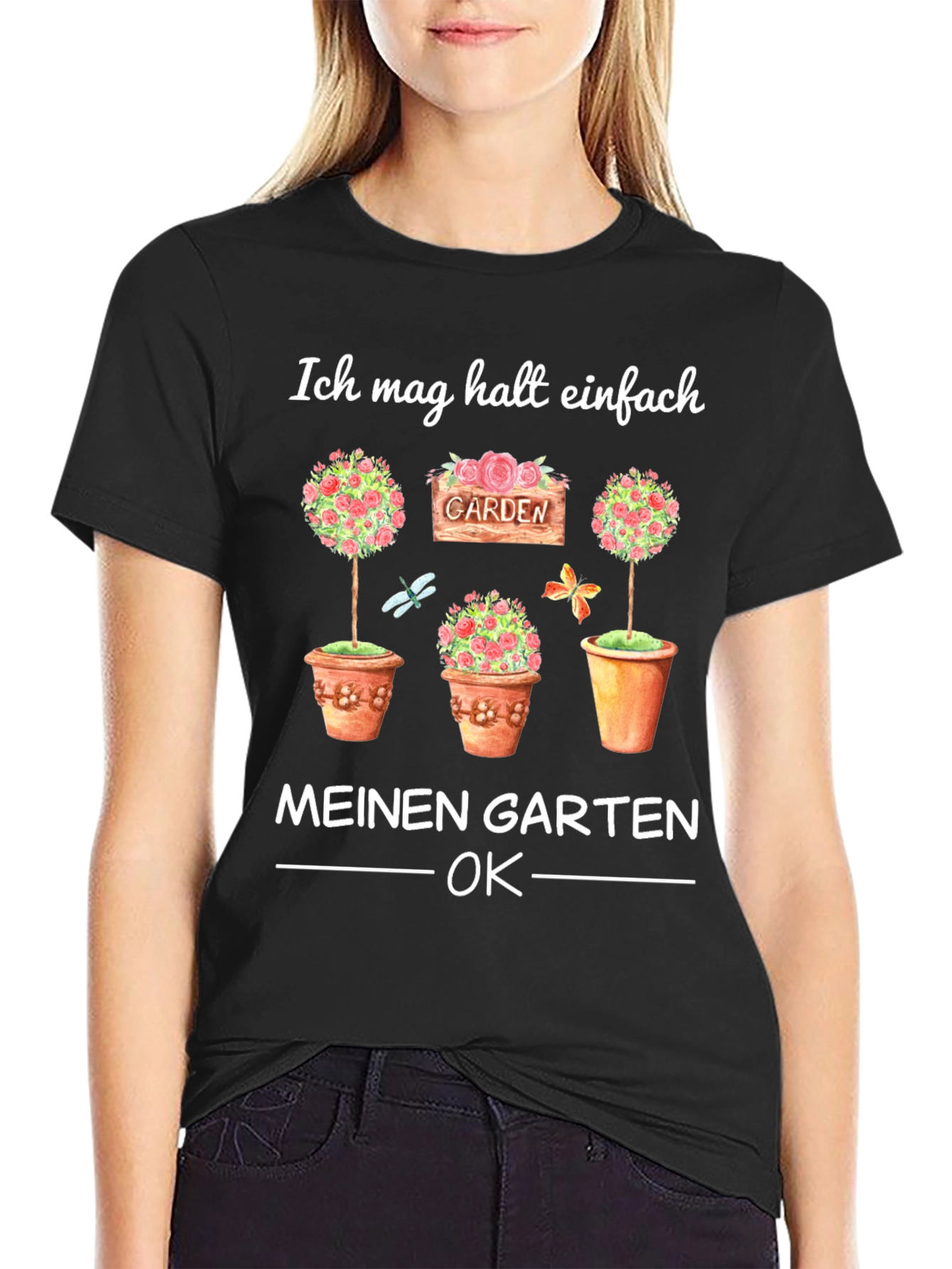 Black Ich Mag Meinen Garten T-Shirt view 2