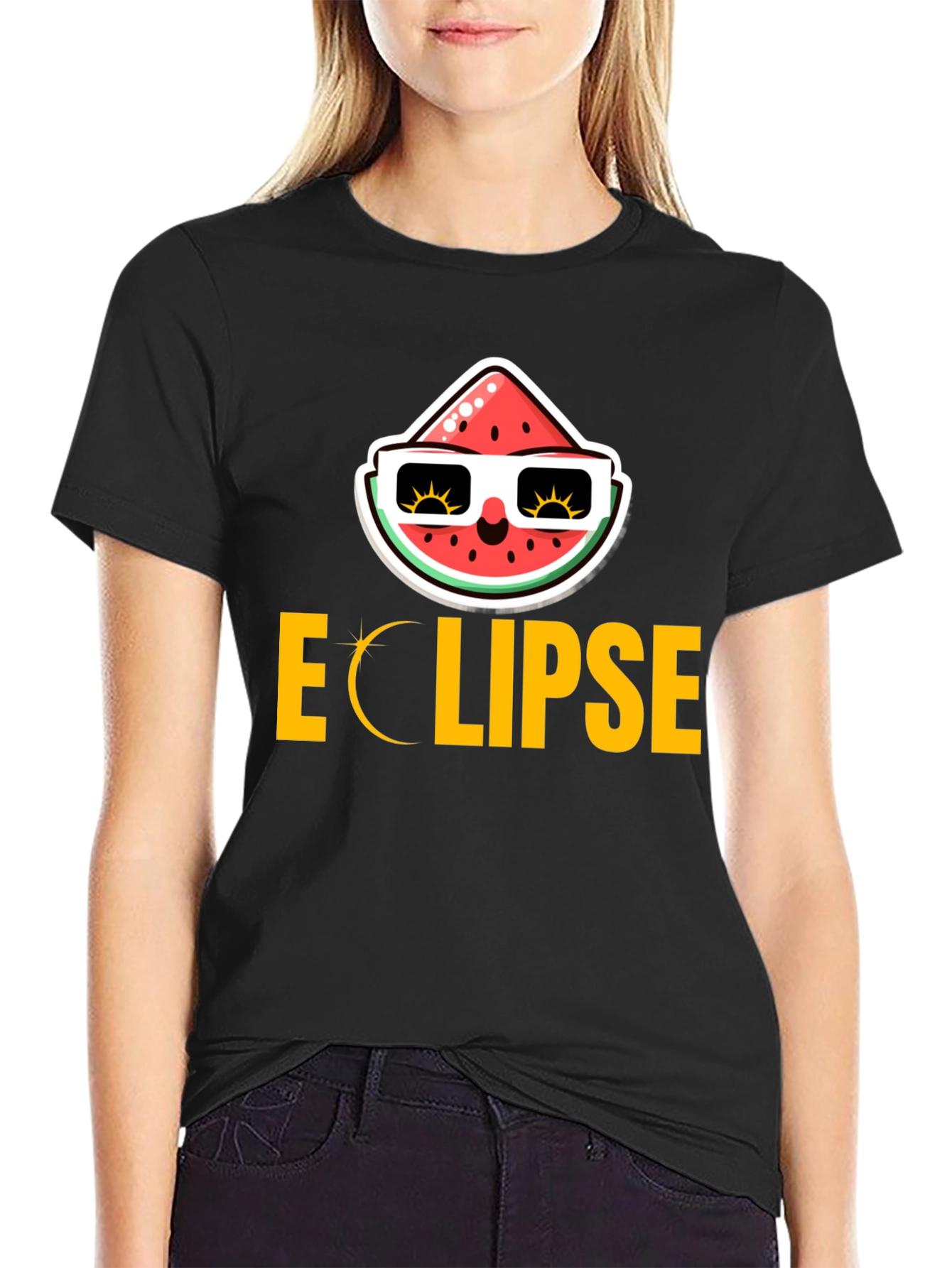 Eclipse Watermelon Graphic Tee - Cool Summer Vibes! - 2